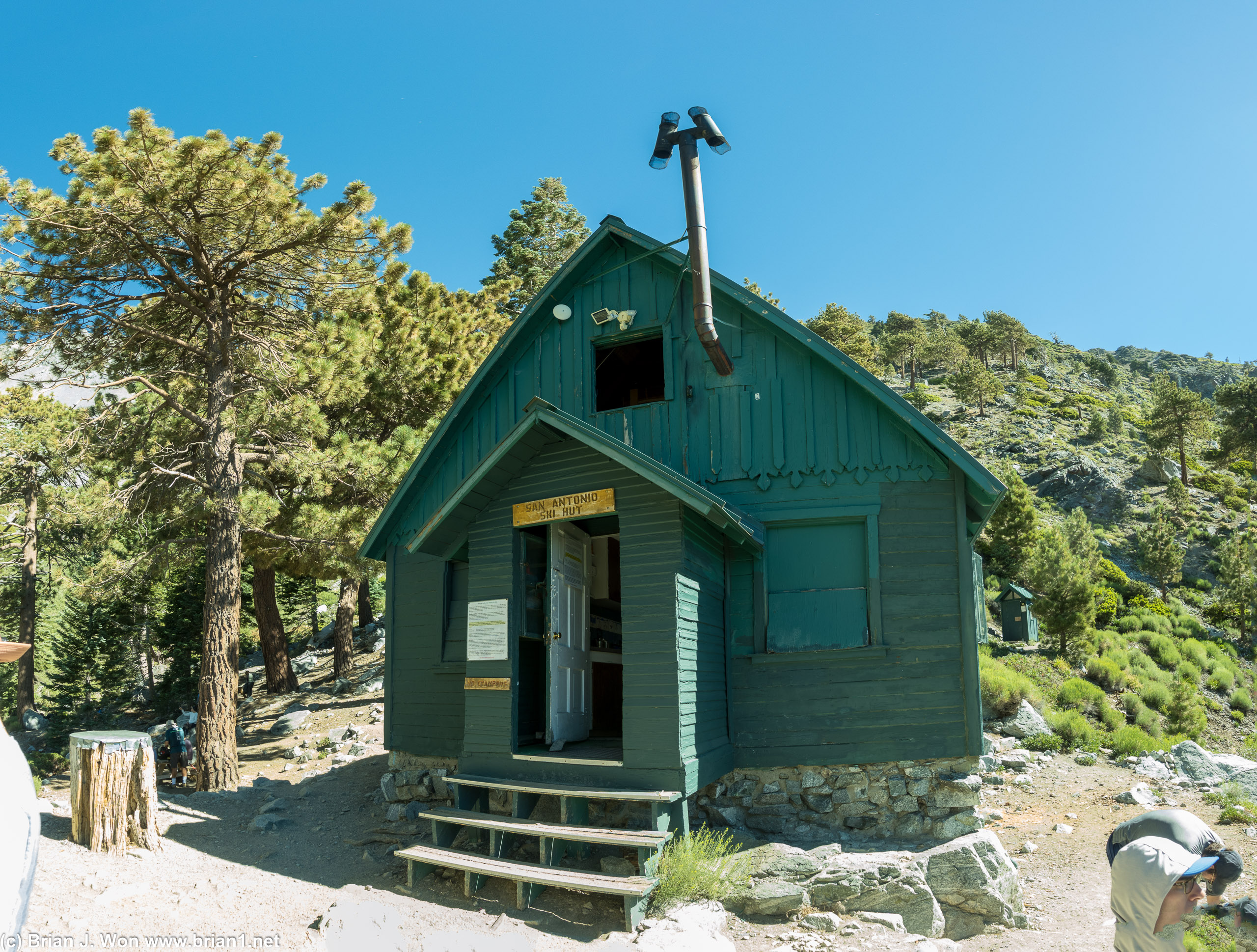 San Antonio Ski Hut has a cabin for rent and drinkable water.