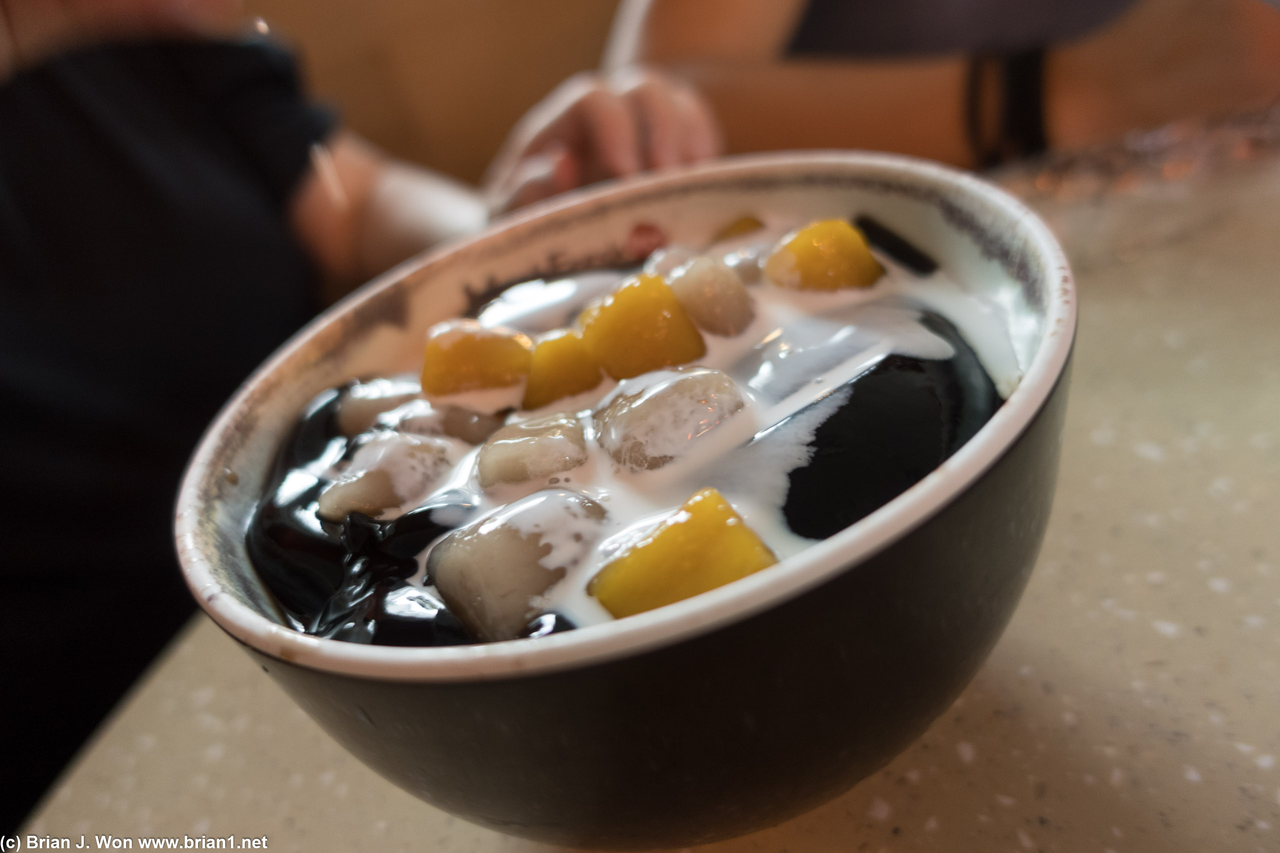 Icy grass jelly signature.