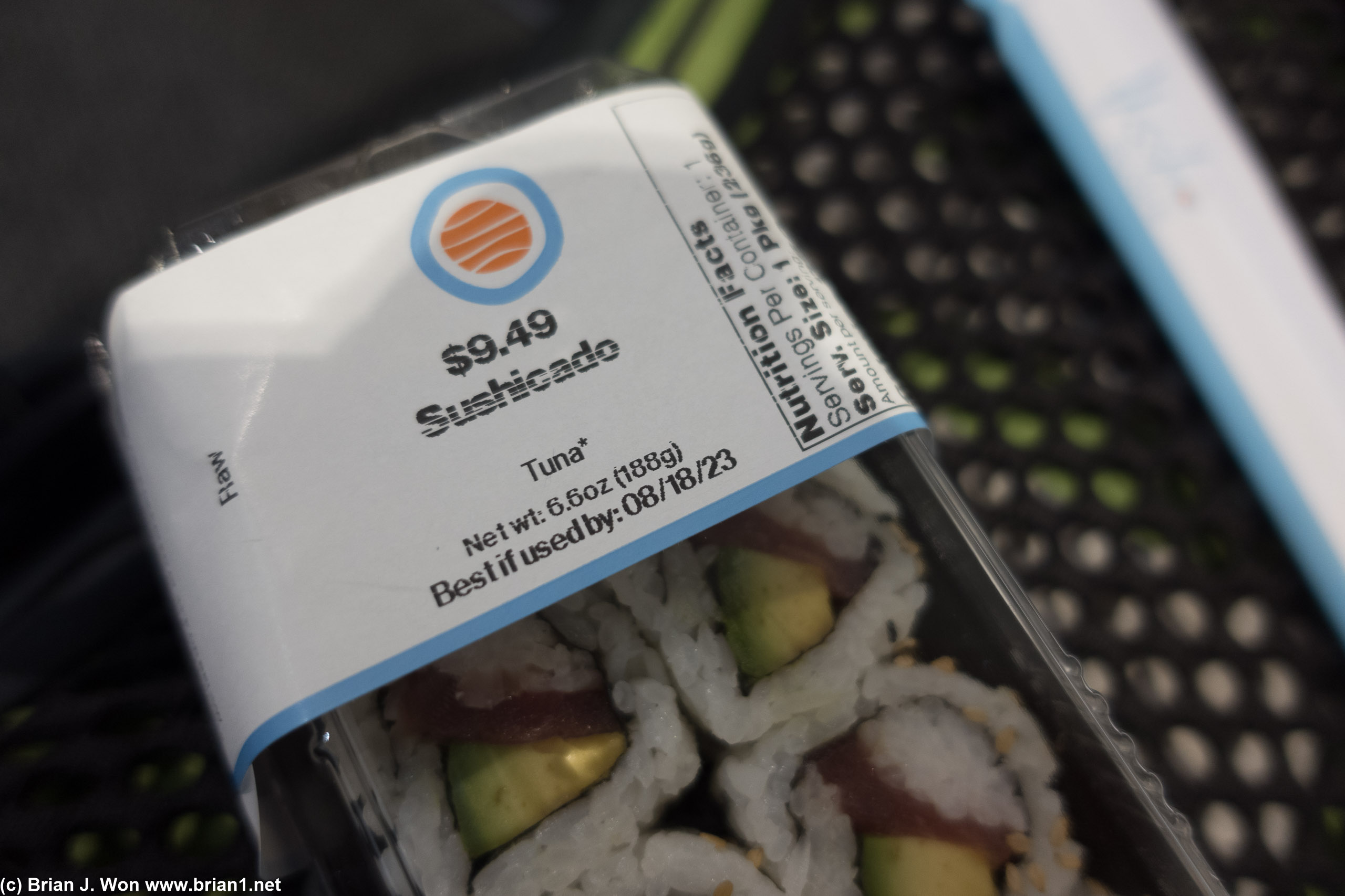Do people here really not know what a "tuna and avocado" roll is that they need it advertised as "sushicado"?