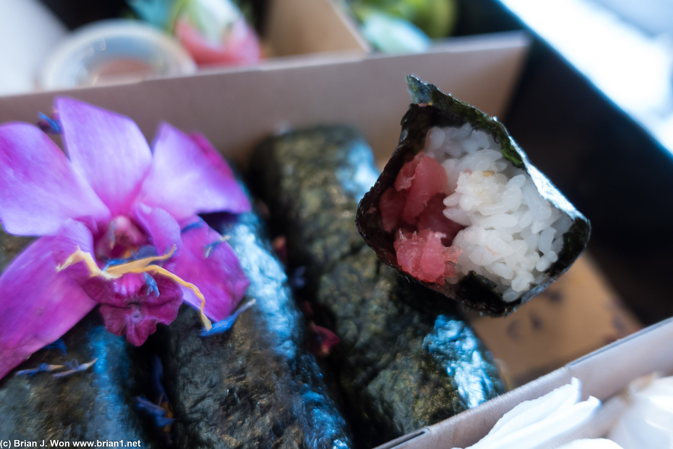 Tuna hand roll was more than adequate.