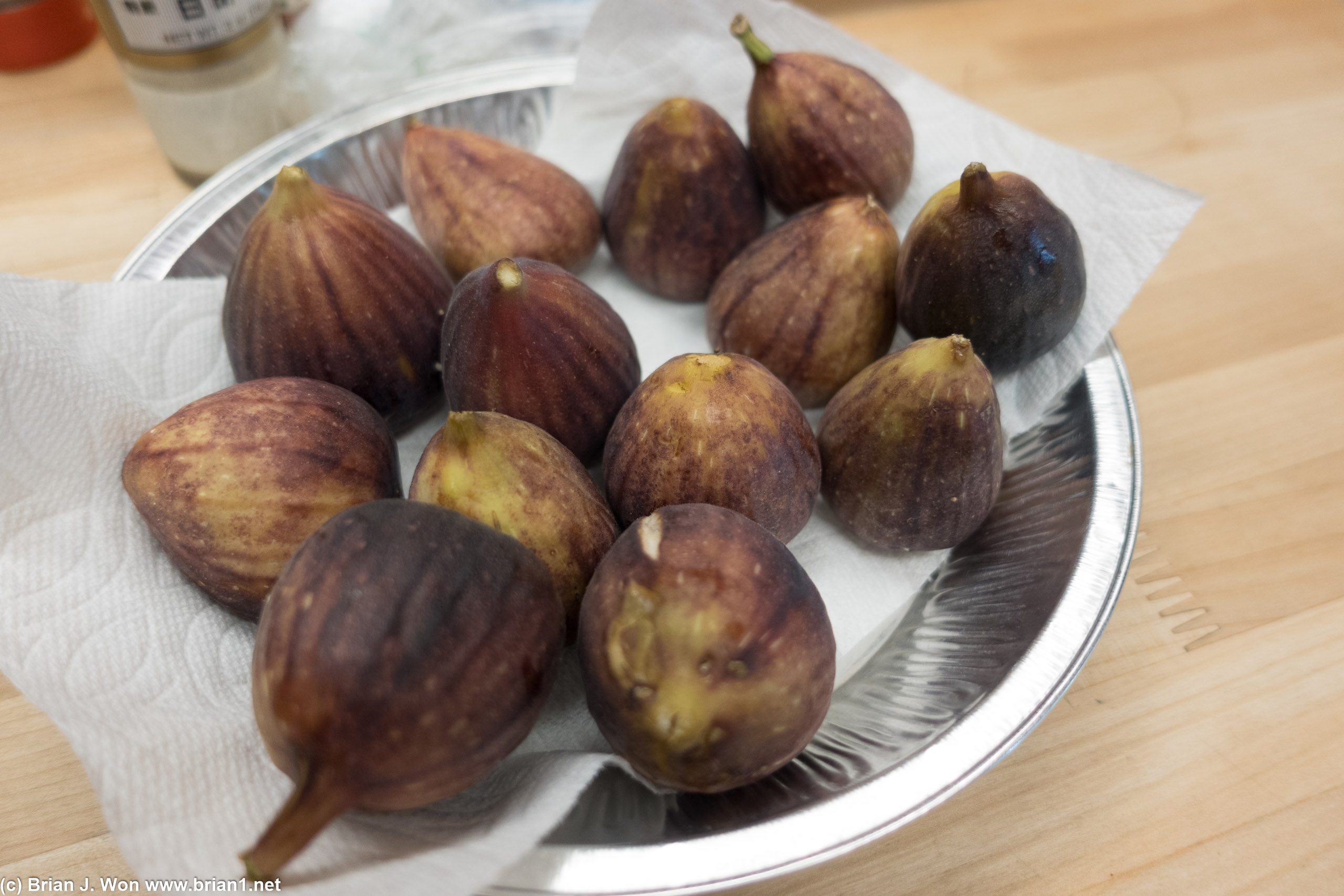 Aunt Judy and Uncle Will's fresh figs.
