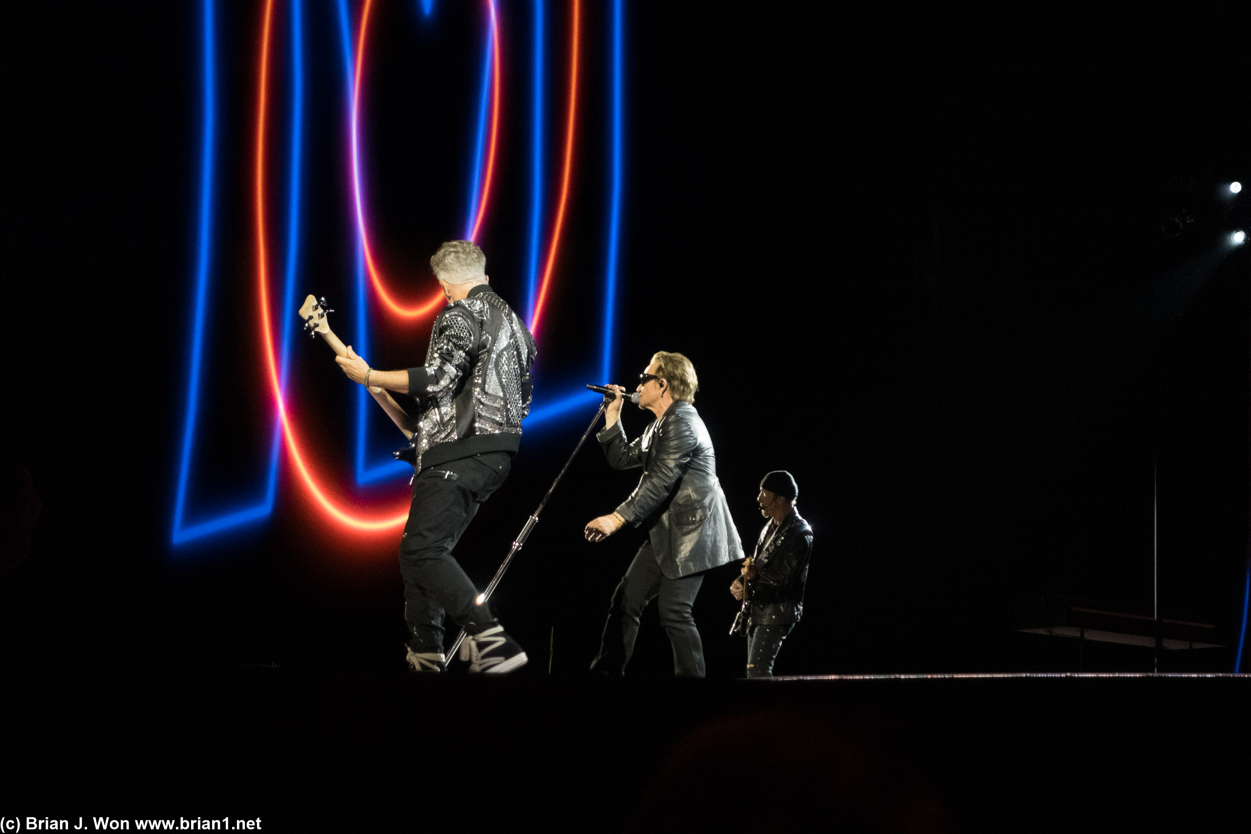Adam, Bono, and The Edge.