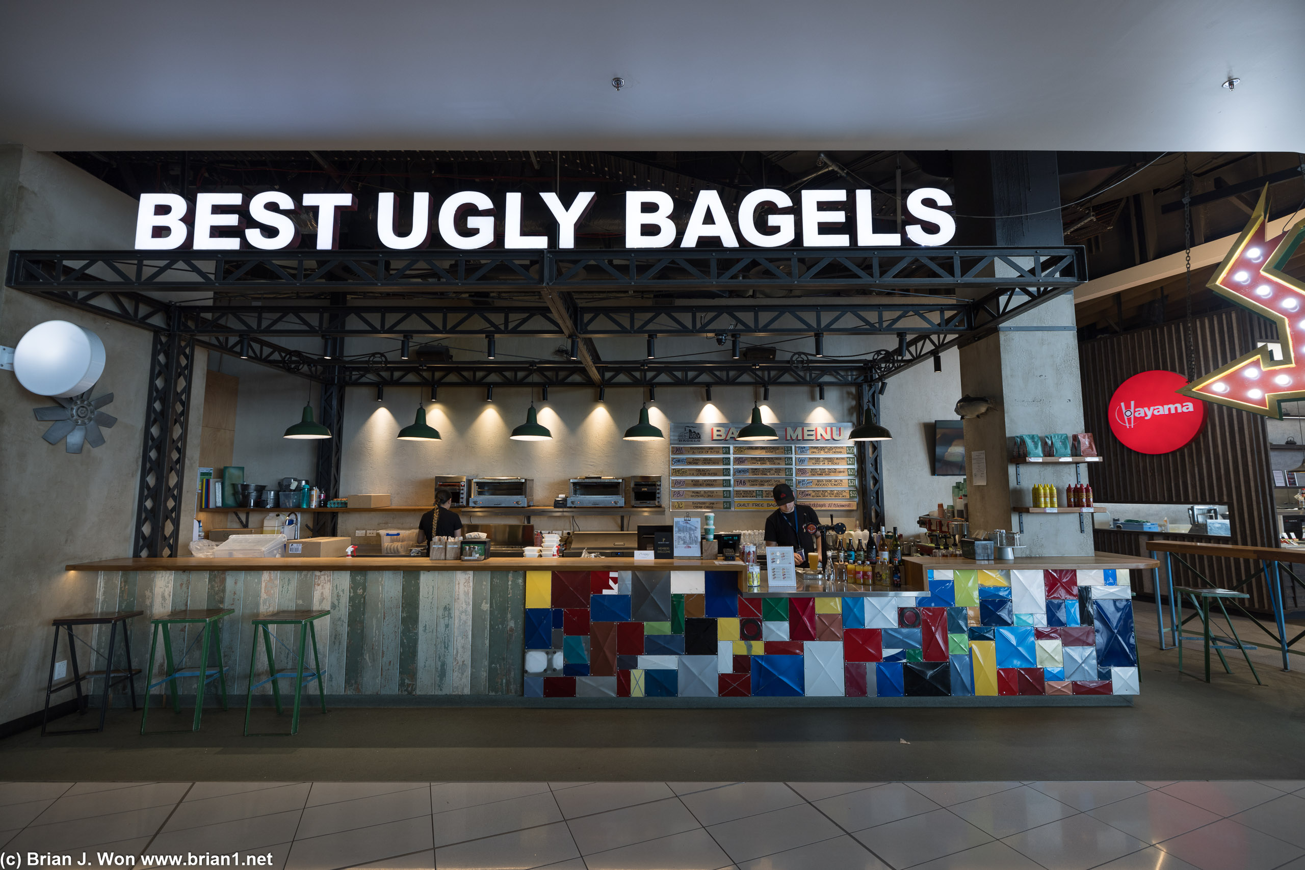 Best Ugly Bagels is part of Priority Pass... was very tempting...