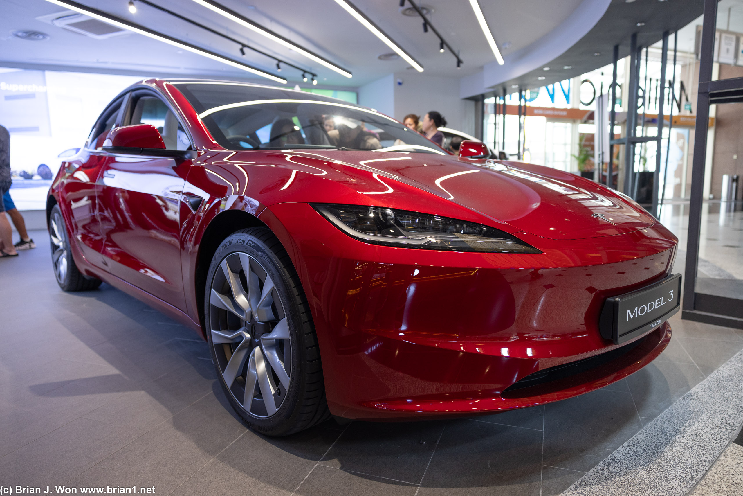 Tesla Model 3 "Highland" refresh currently for sale in Singapore.