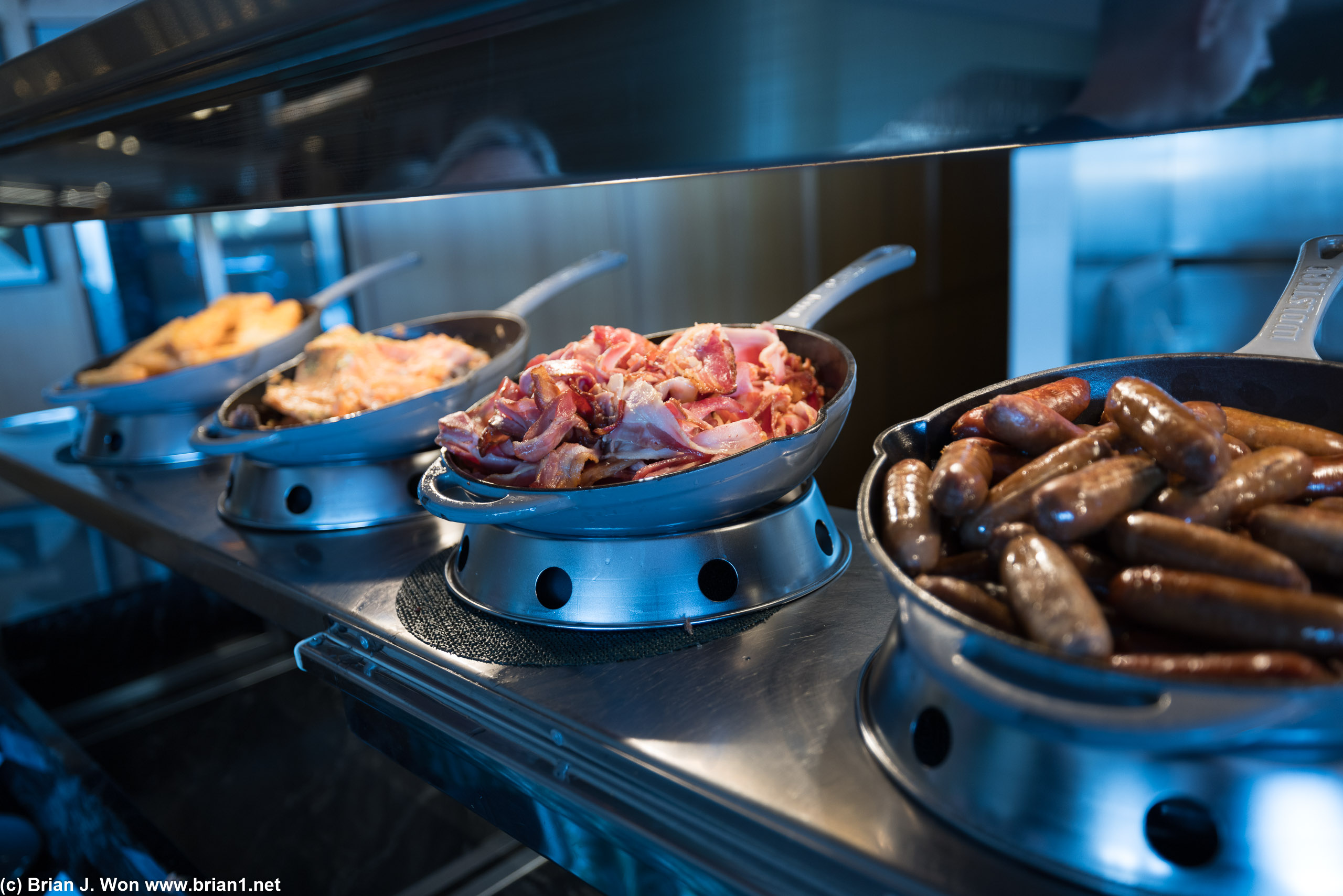 Breakfast buffet at The Lex, W Brisbane.