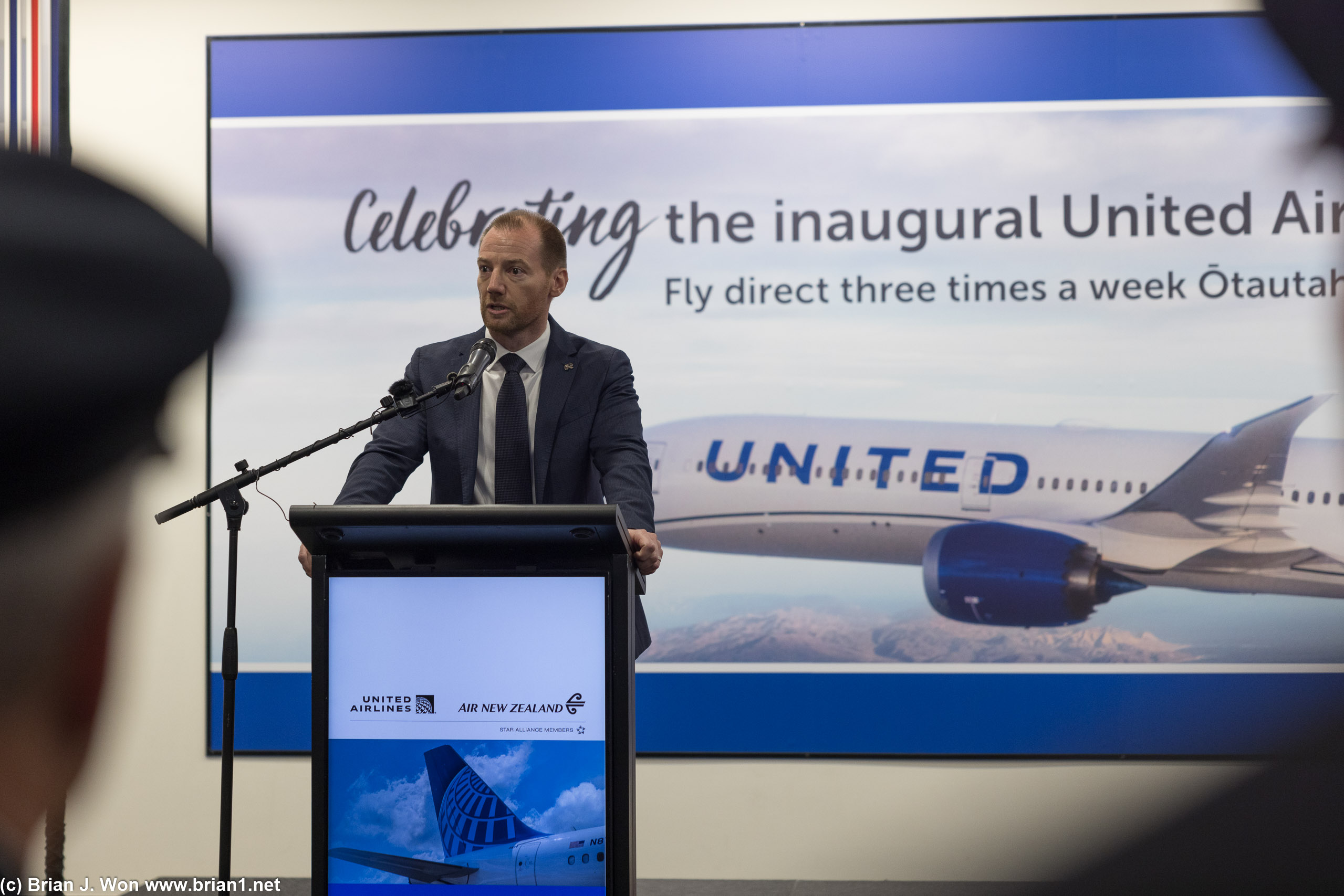 Tim Swan, General Manager Global Sales, Air New Zealand.