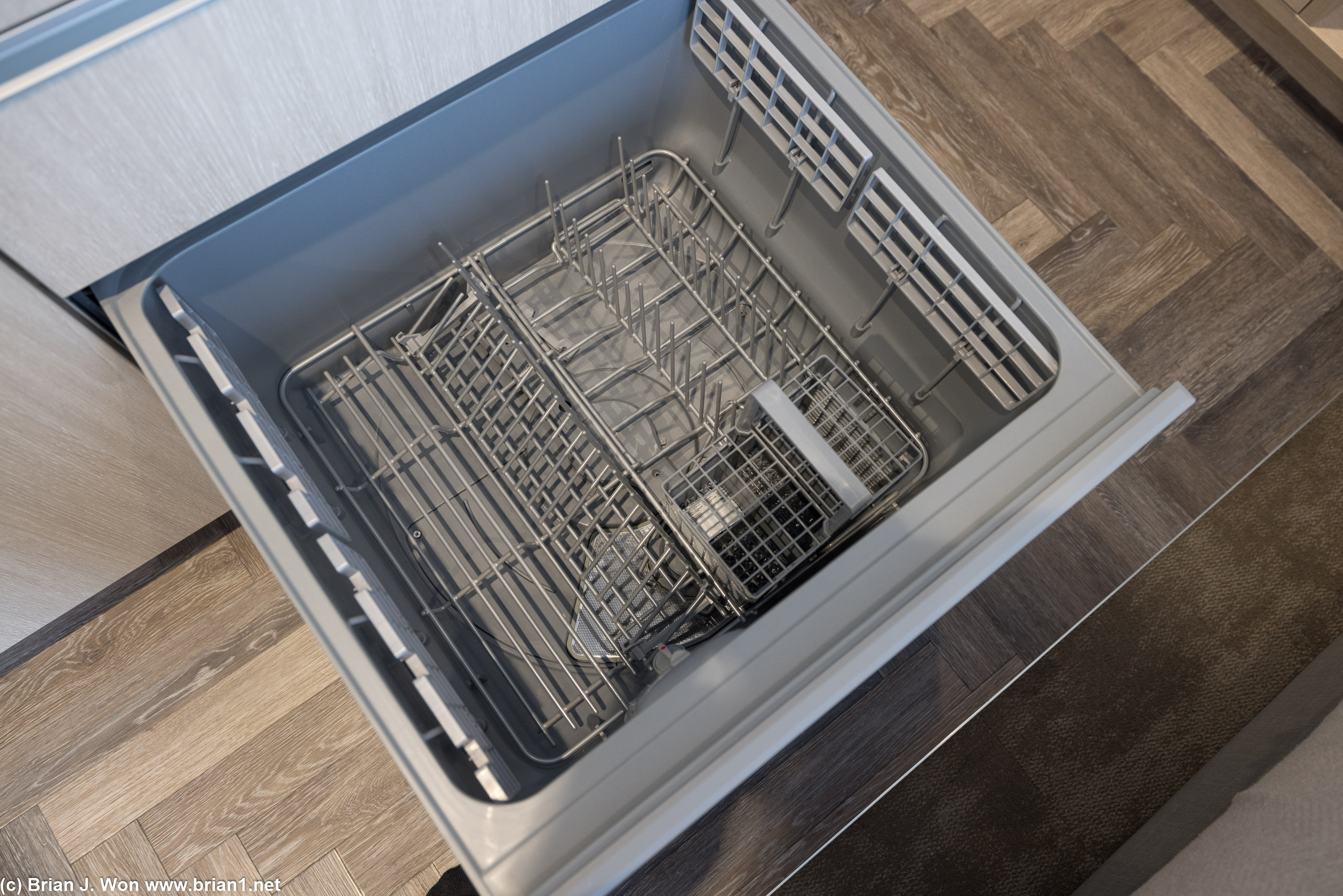 Fisher and Paykel mini-dishwasher. Very cool.