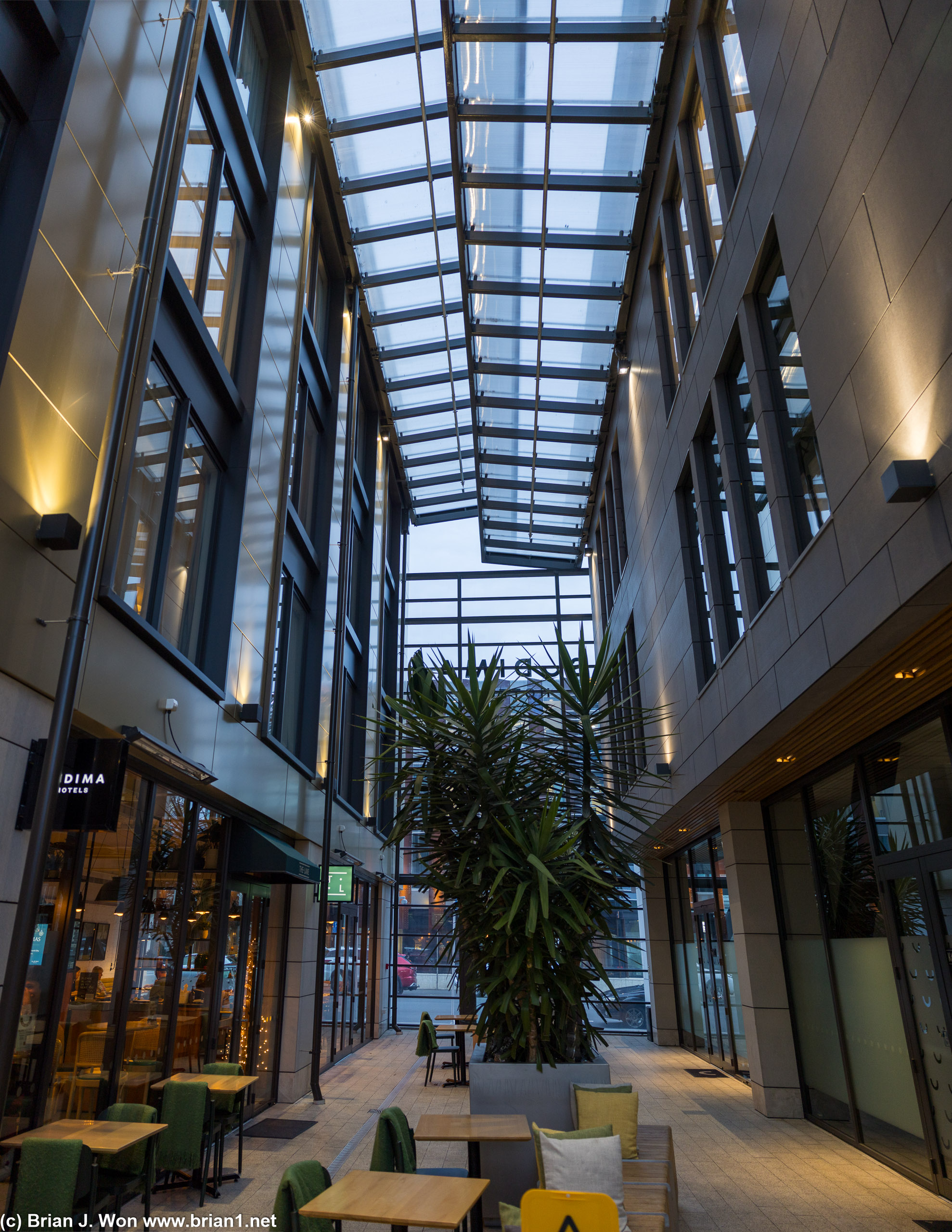 Sudima Christchurch City's shared lobby.