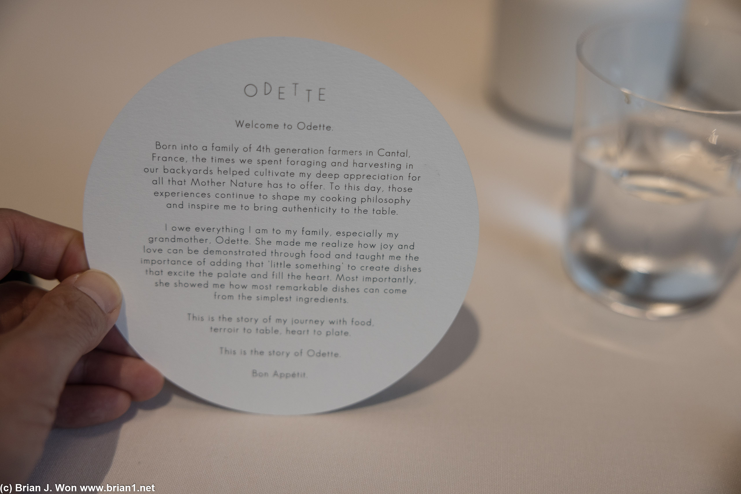 Welcome to Odette.