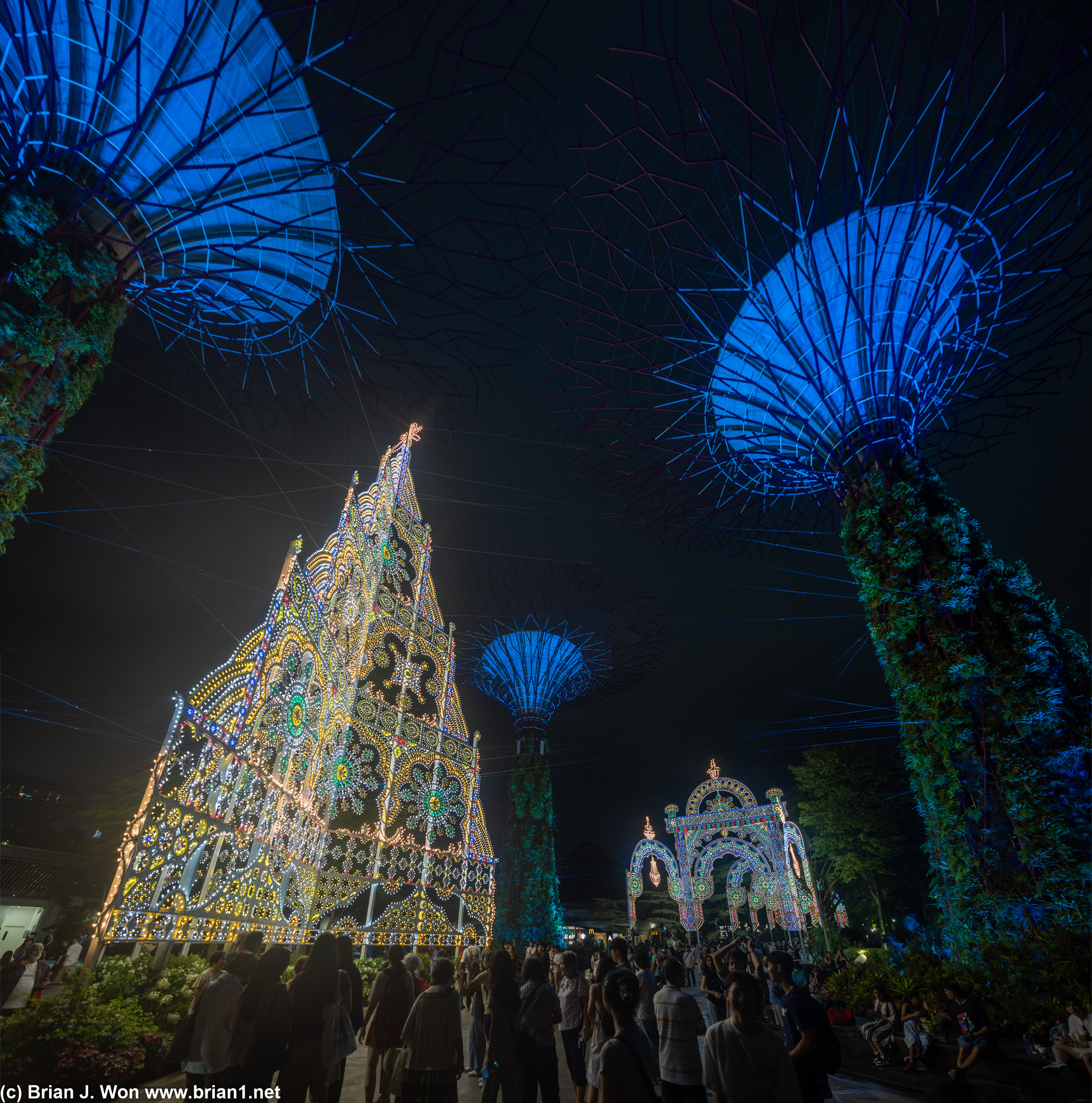 Christmas Wonderland at Gardens by the Bay.