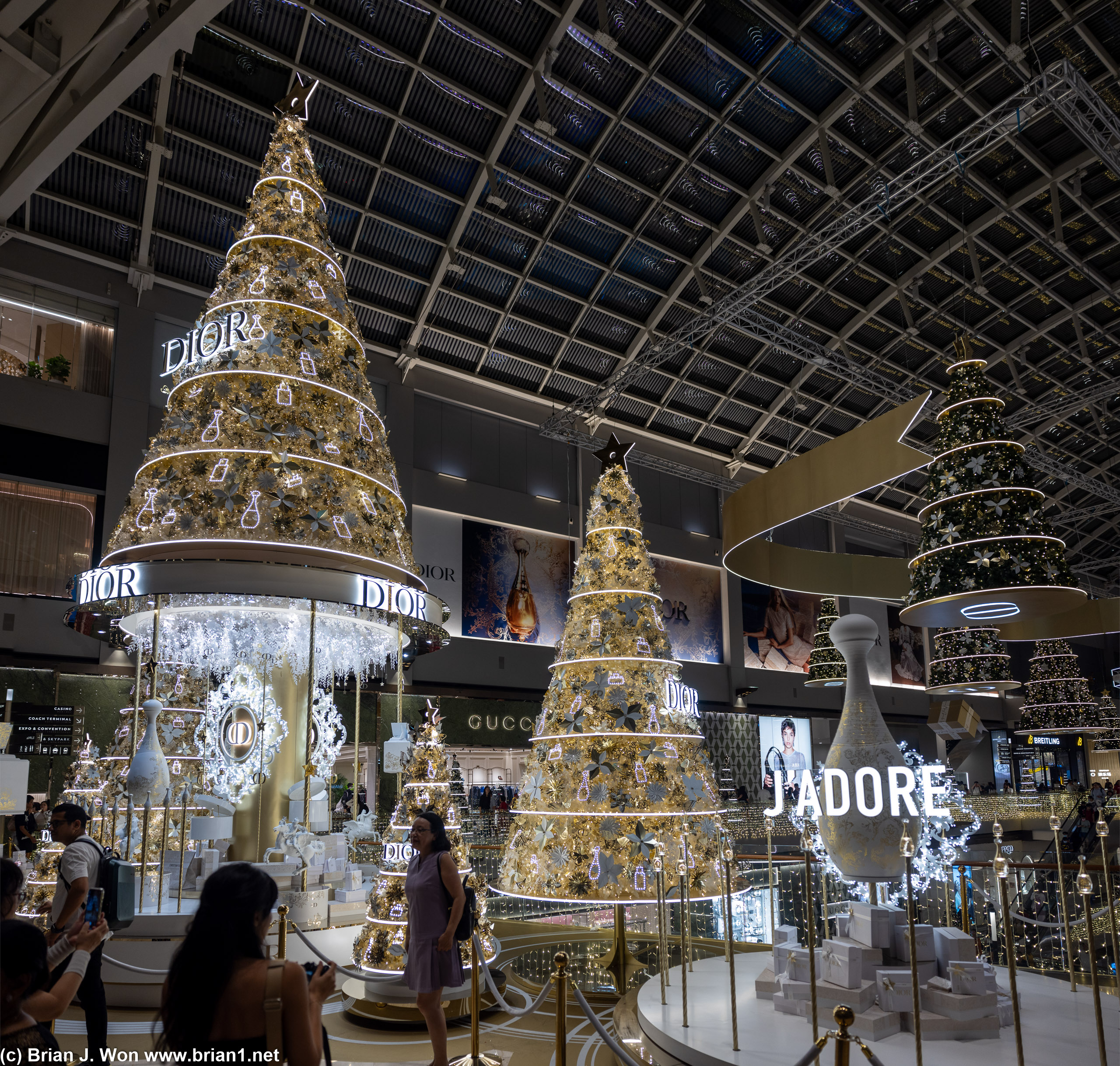 The Shoppes at Marina Bay Sands' Christmas display.