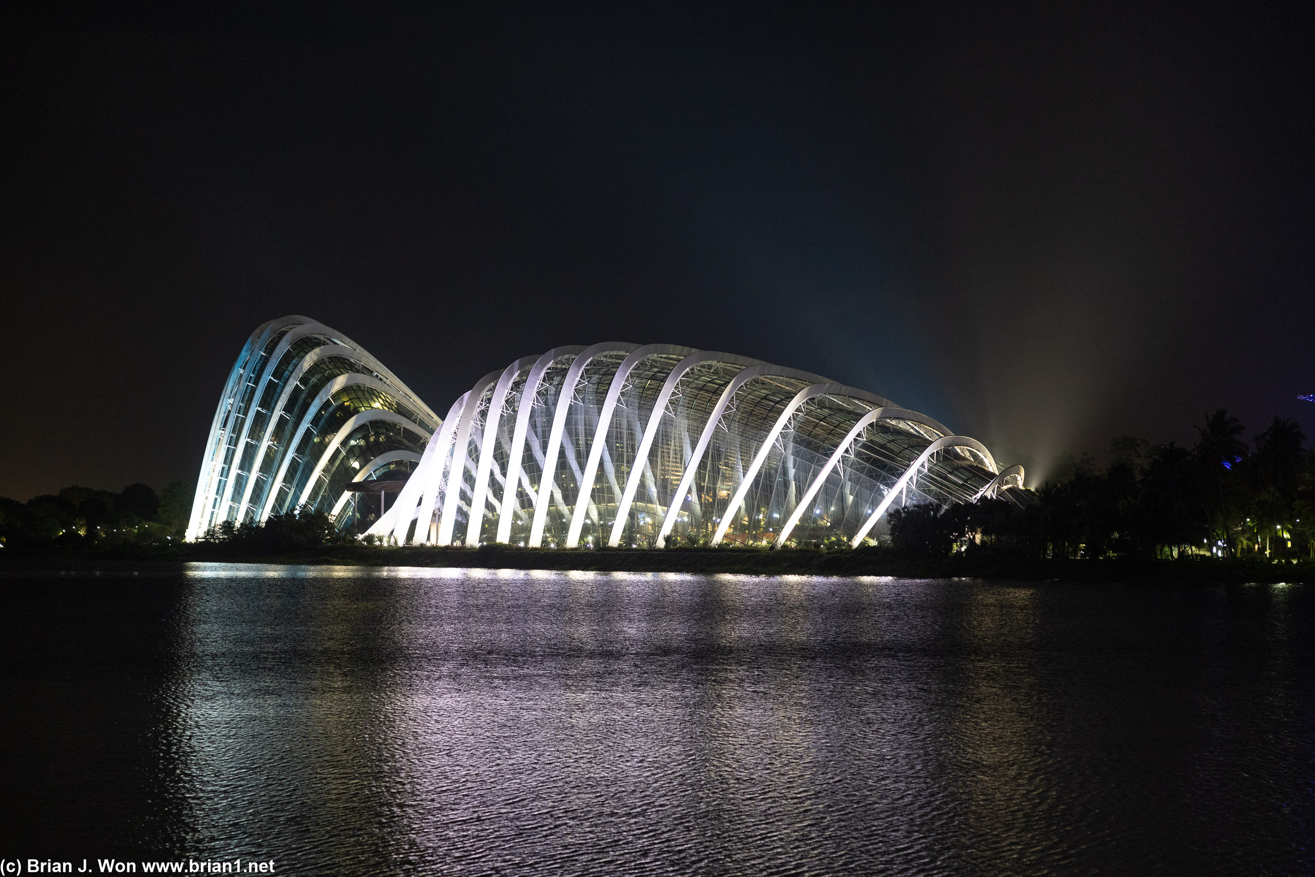 Cloud Forest and Flower Dome at Gardens by the Bay.