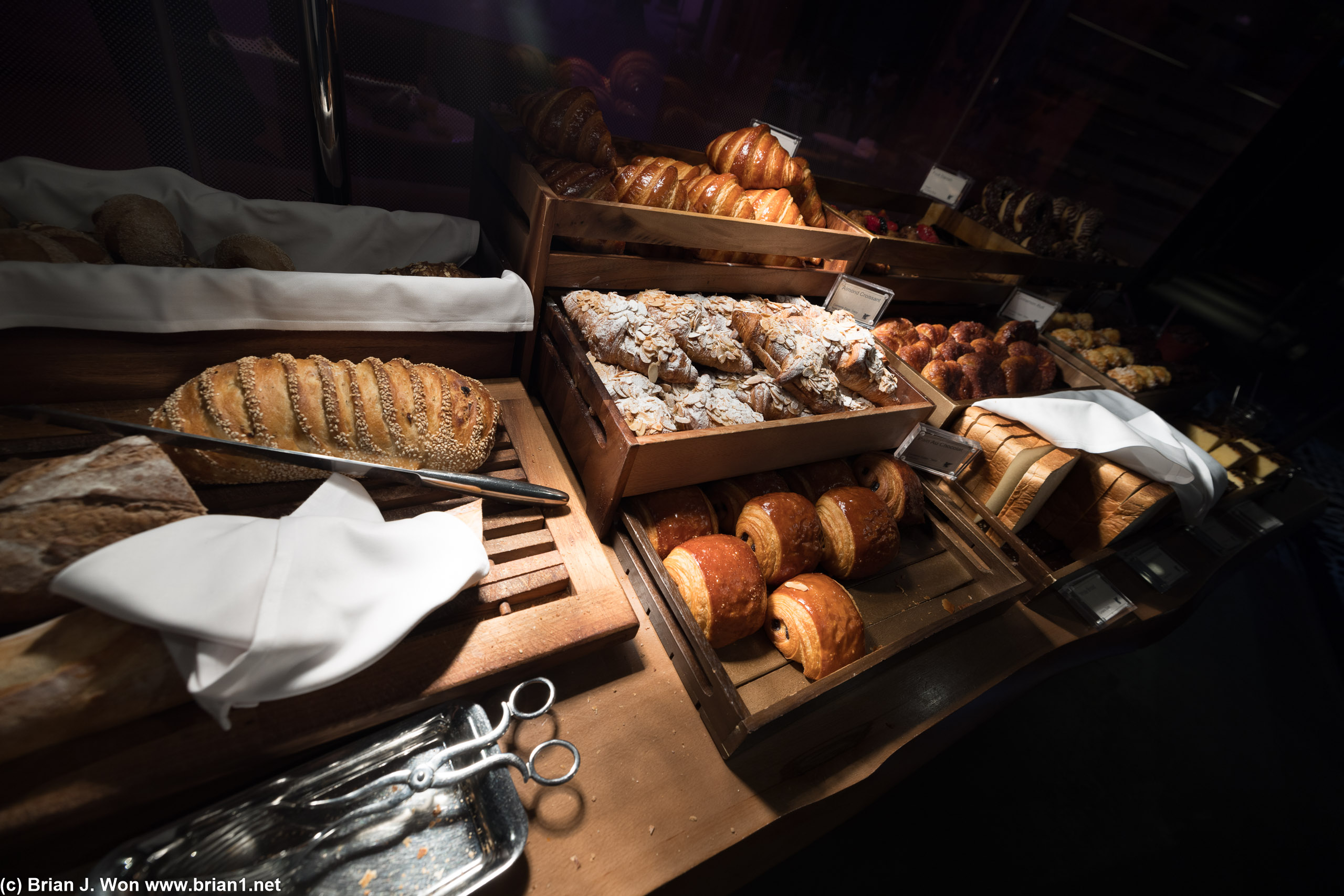 Bread and pastries.