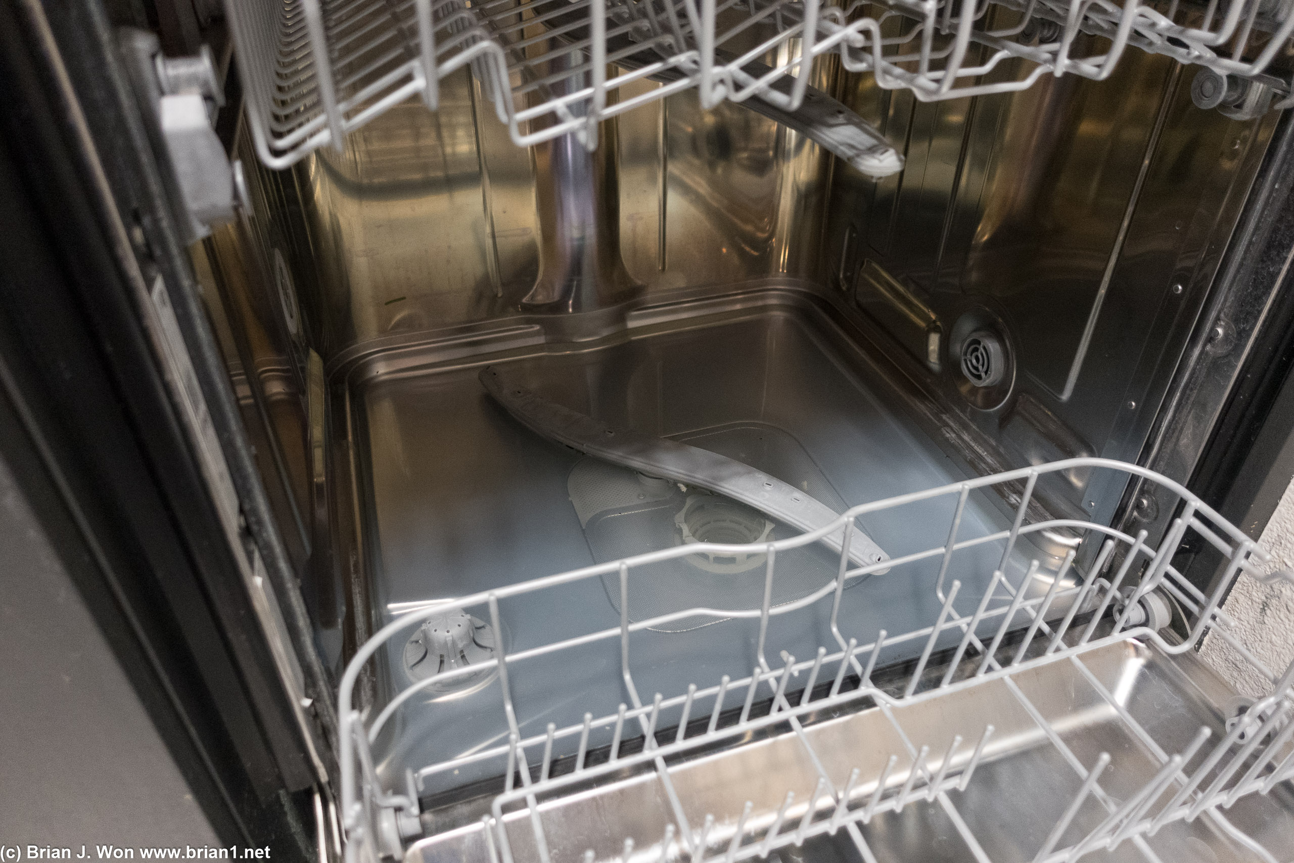 Thanks for the broken dishwasher, previous guests at the Westin Monache.