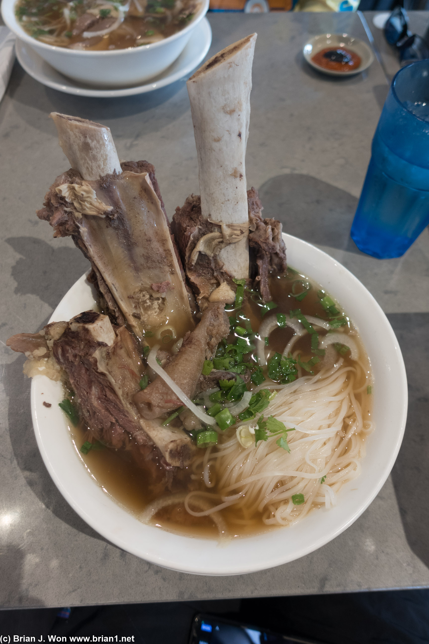 #16 pho suon bo (beef back ribs).