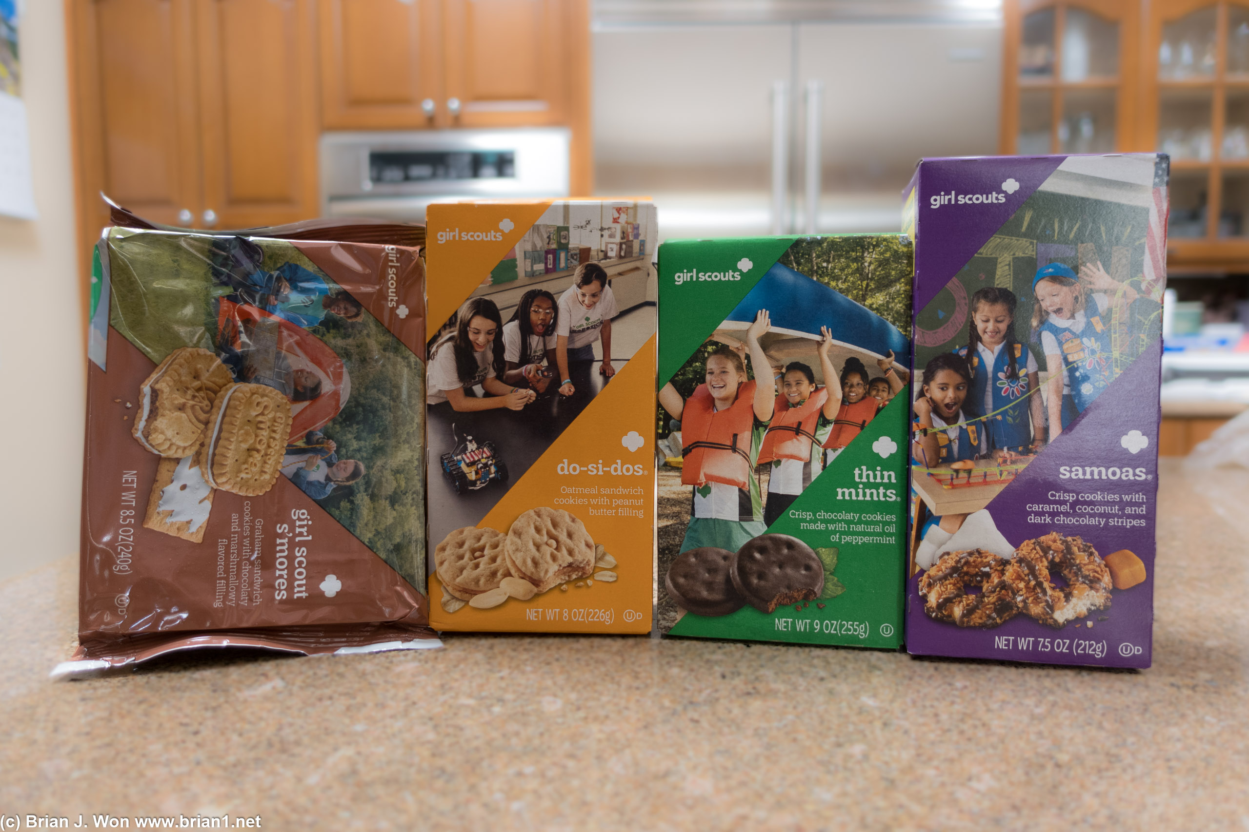 Girl Scout Cookie season started yesterday.