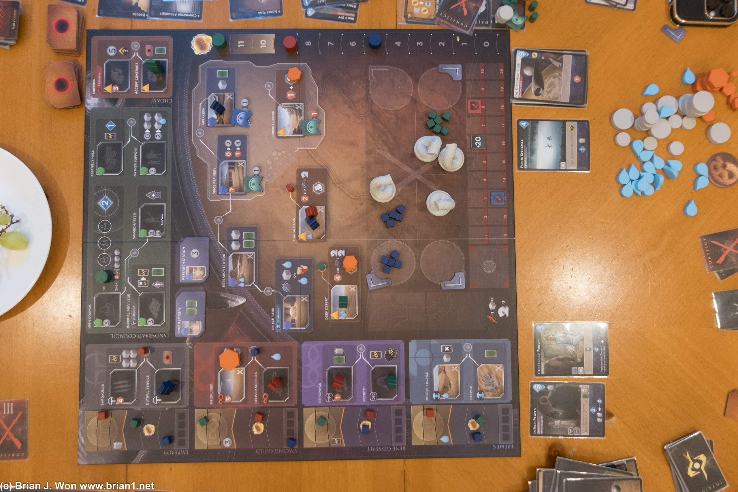 Dune: Imperium. Sue won handily.