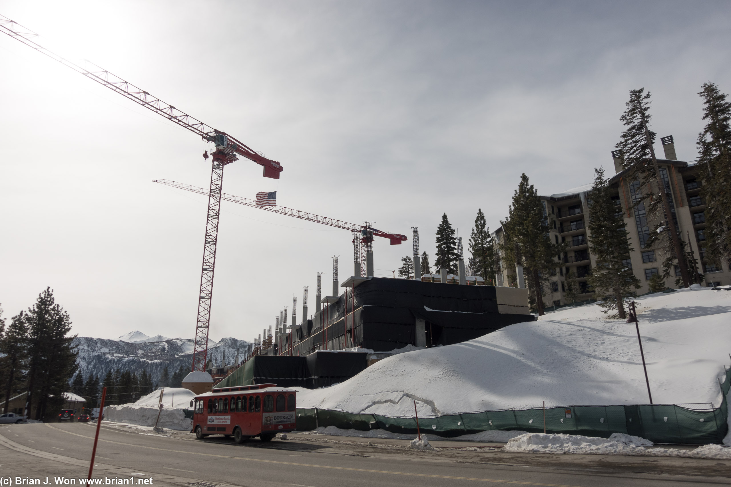 The Limelight Hotel and Residences under construction.