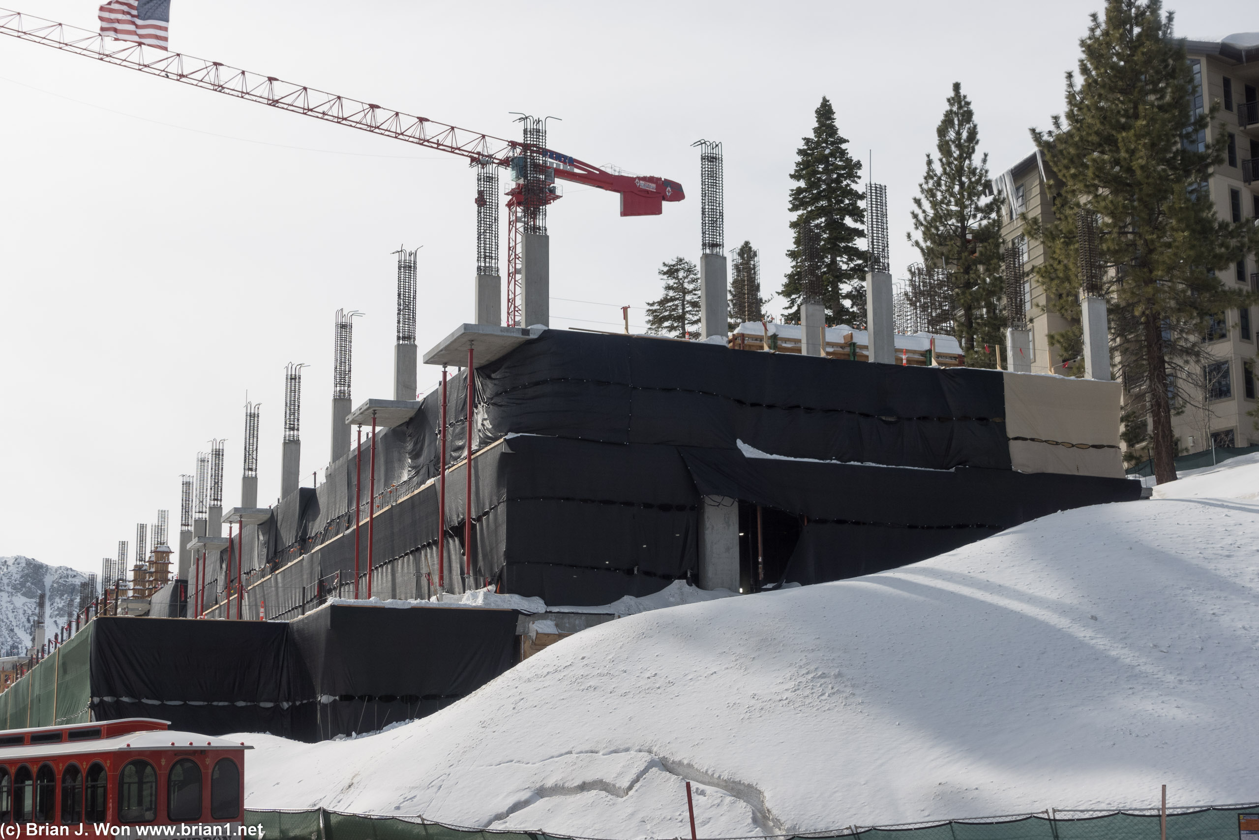 The Limelight Hotel and Residences under construction.