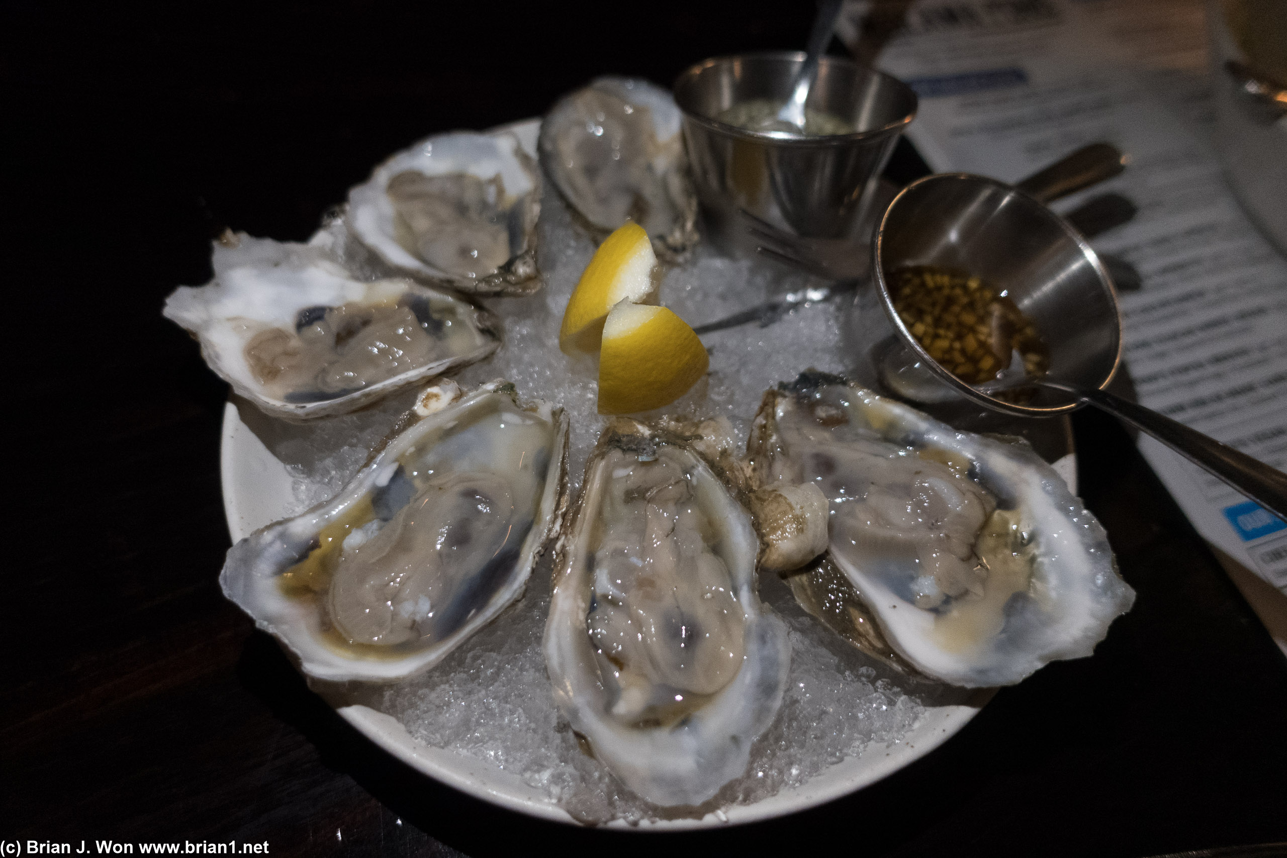 Oysters. Yum. Mild in flavor but not too mild,