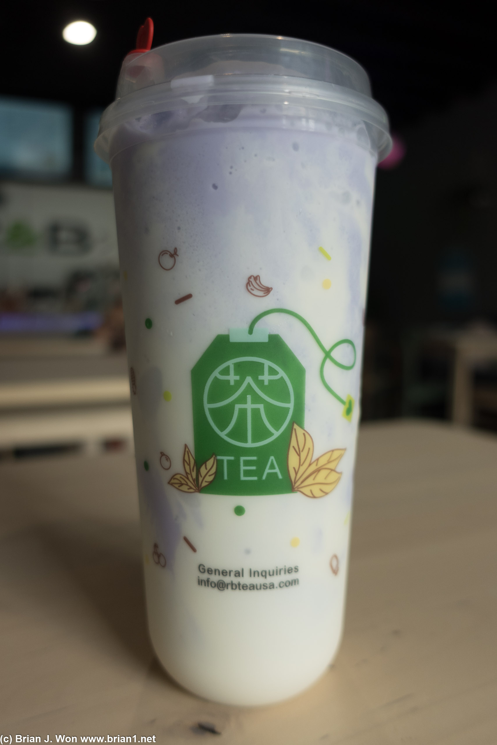 Taro stormy at R&B Tea was not bad.