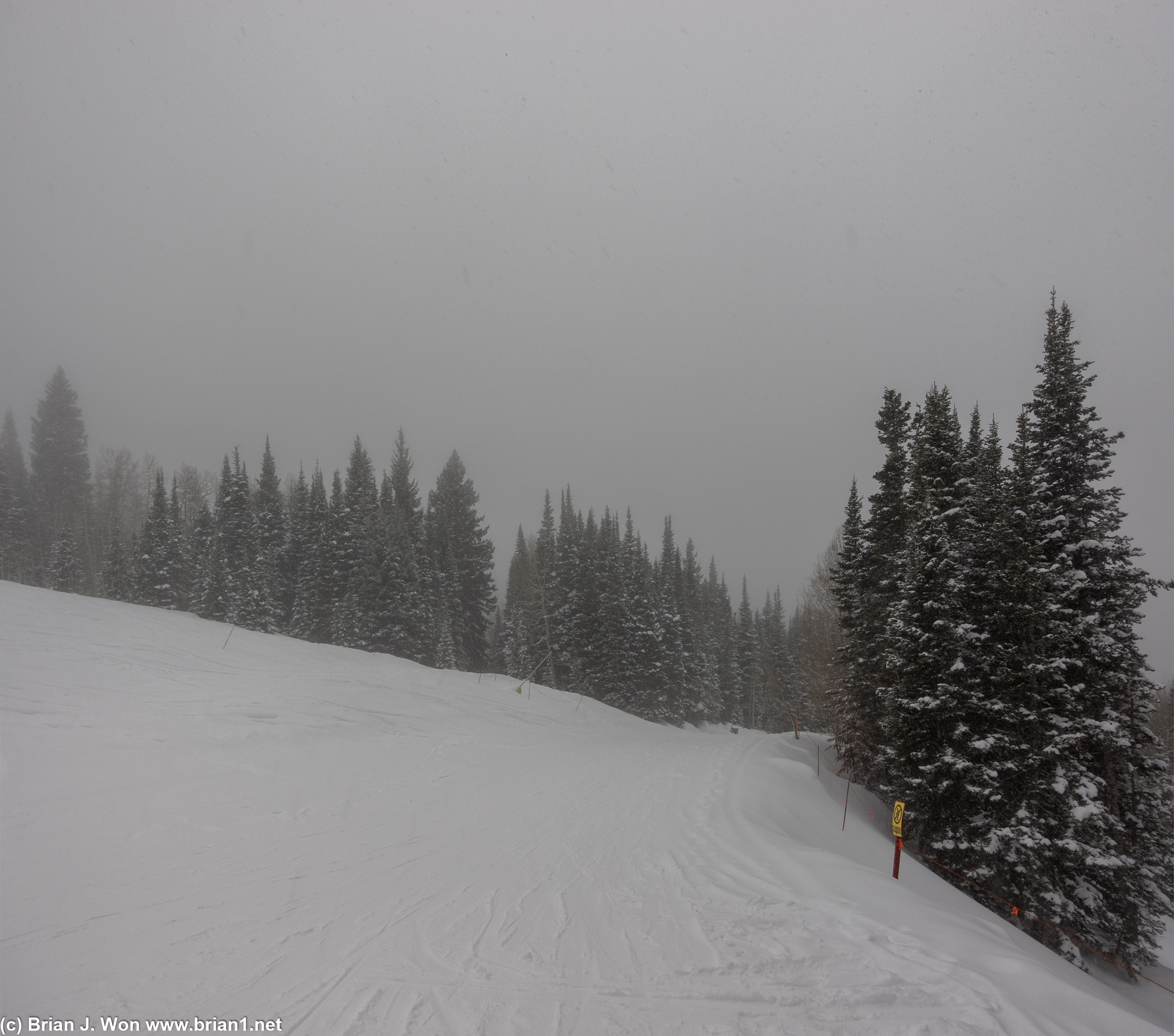 Going from the main lodge towards Gad Valley.