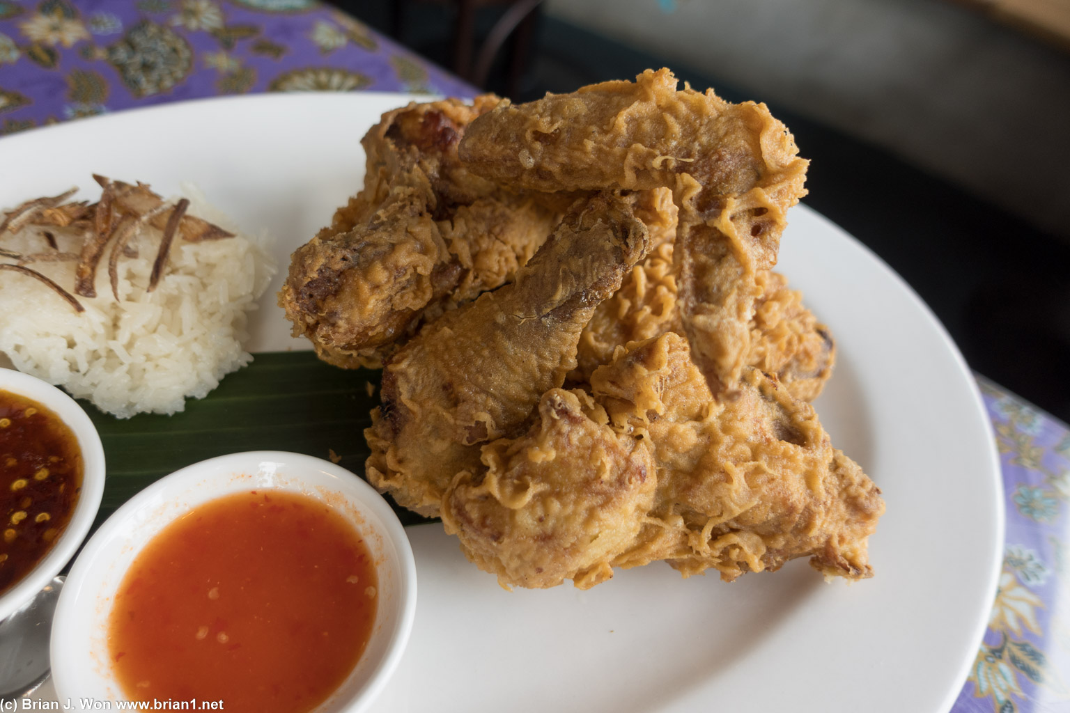 Their signature fried chicken is excellent.