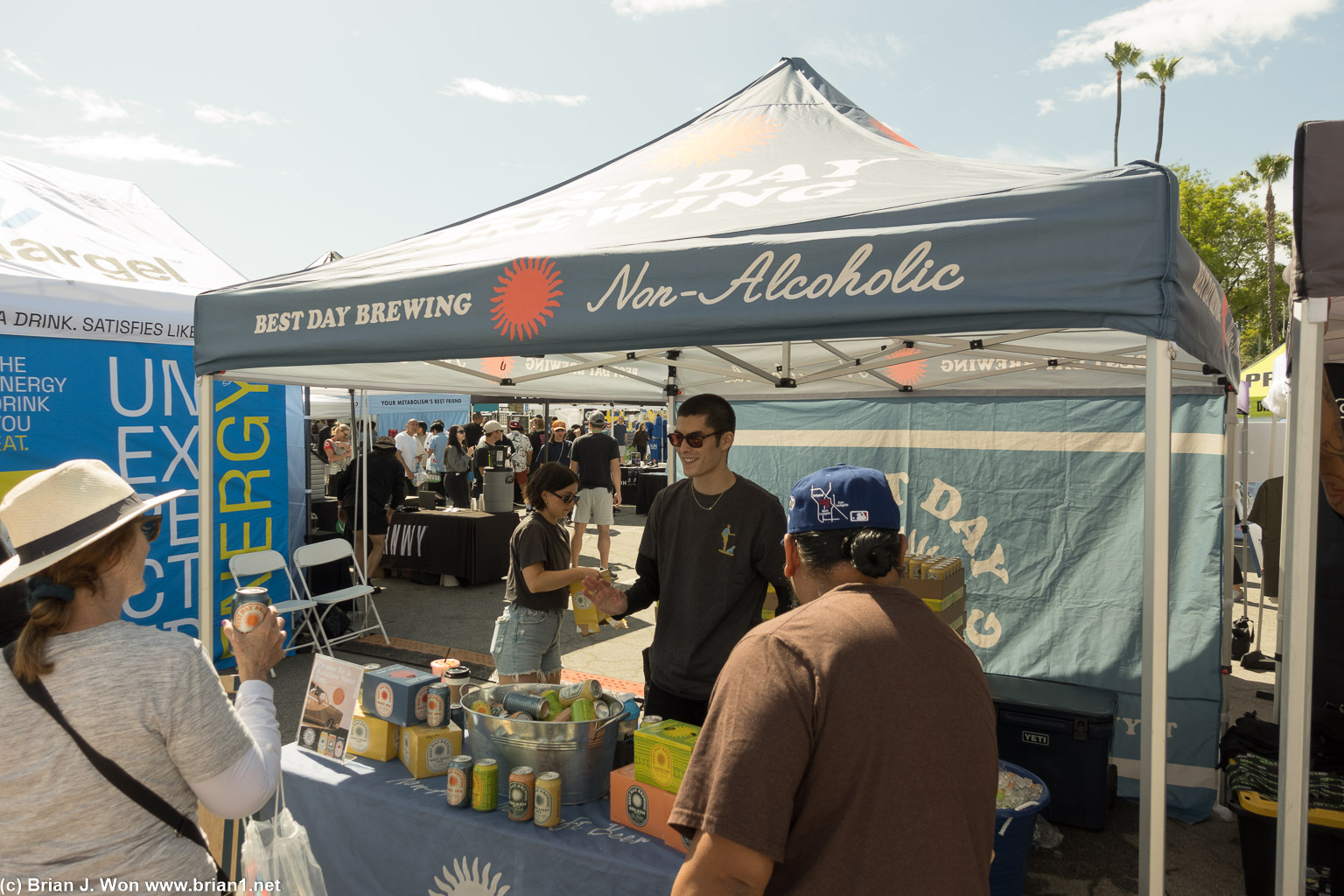 Plenty of non-alcoholic beer.