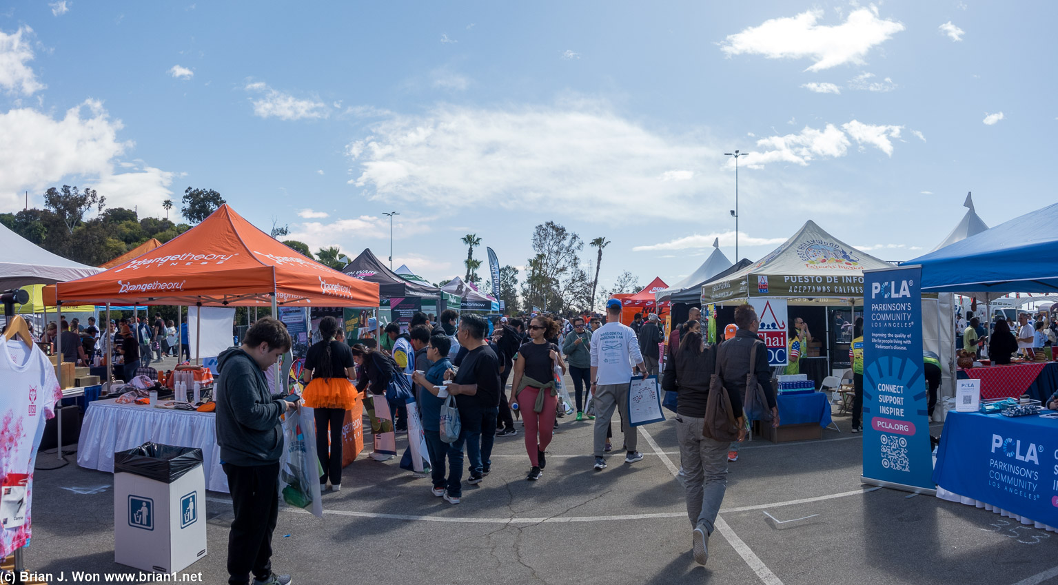 Vendor booths.