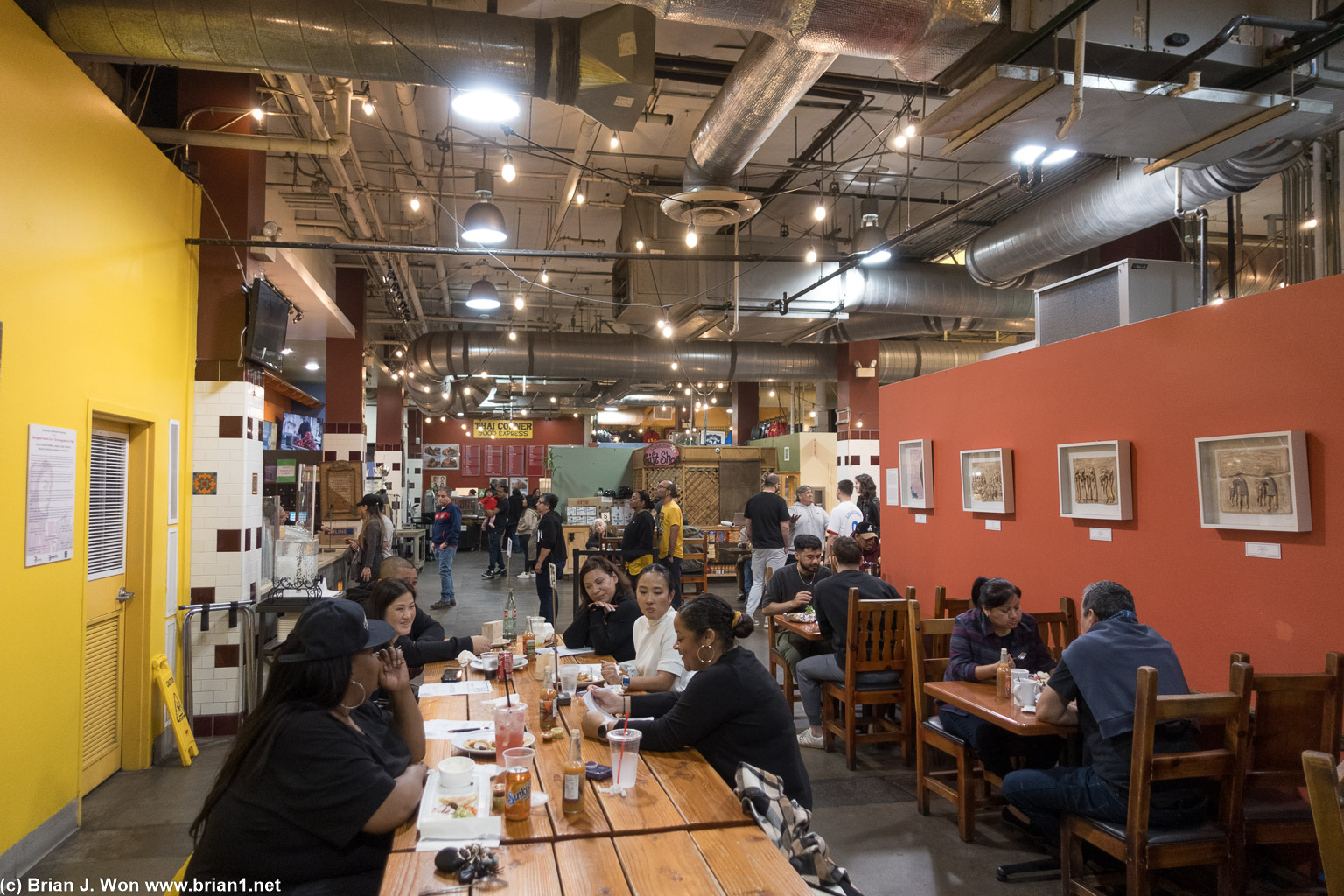 Inside Mercado La Paloma.