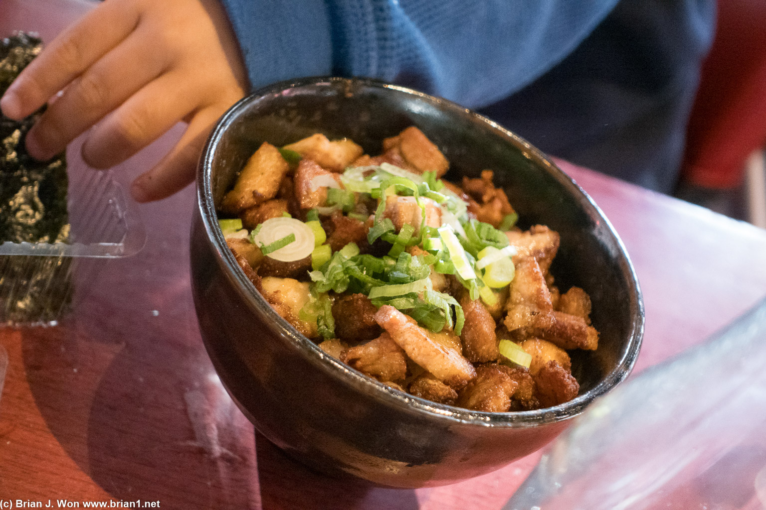 Char siu bowl was tasty.