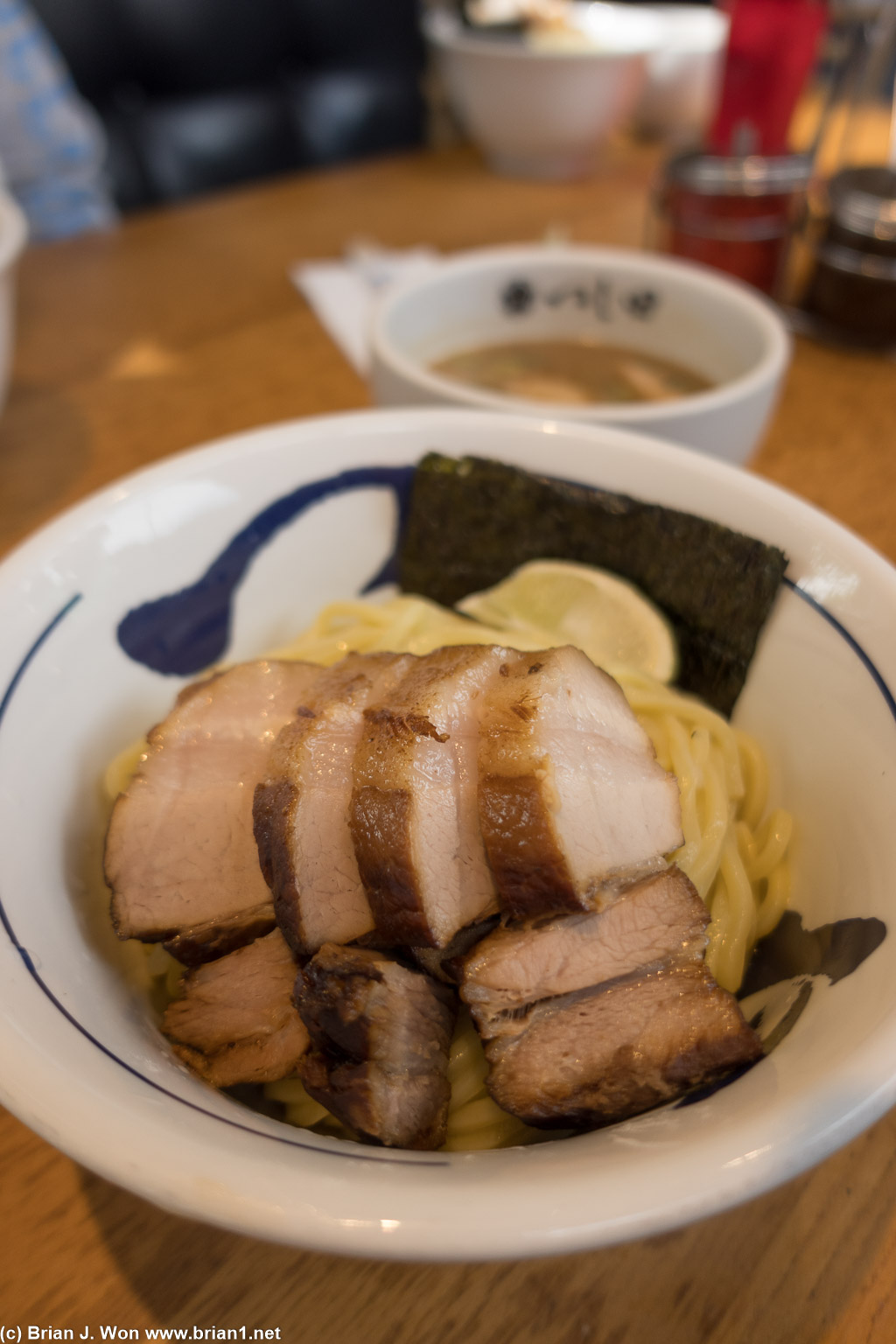 Char siu tsukumen at Tsujita.