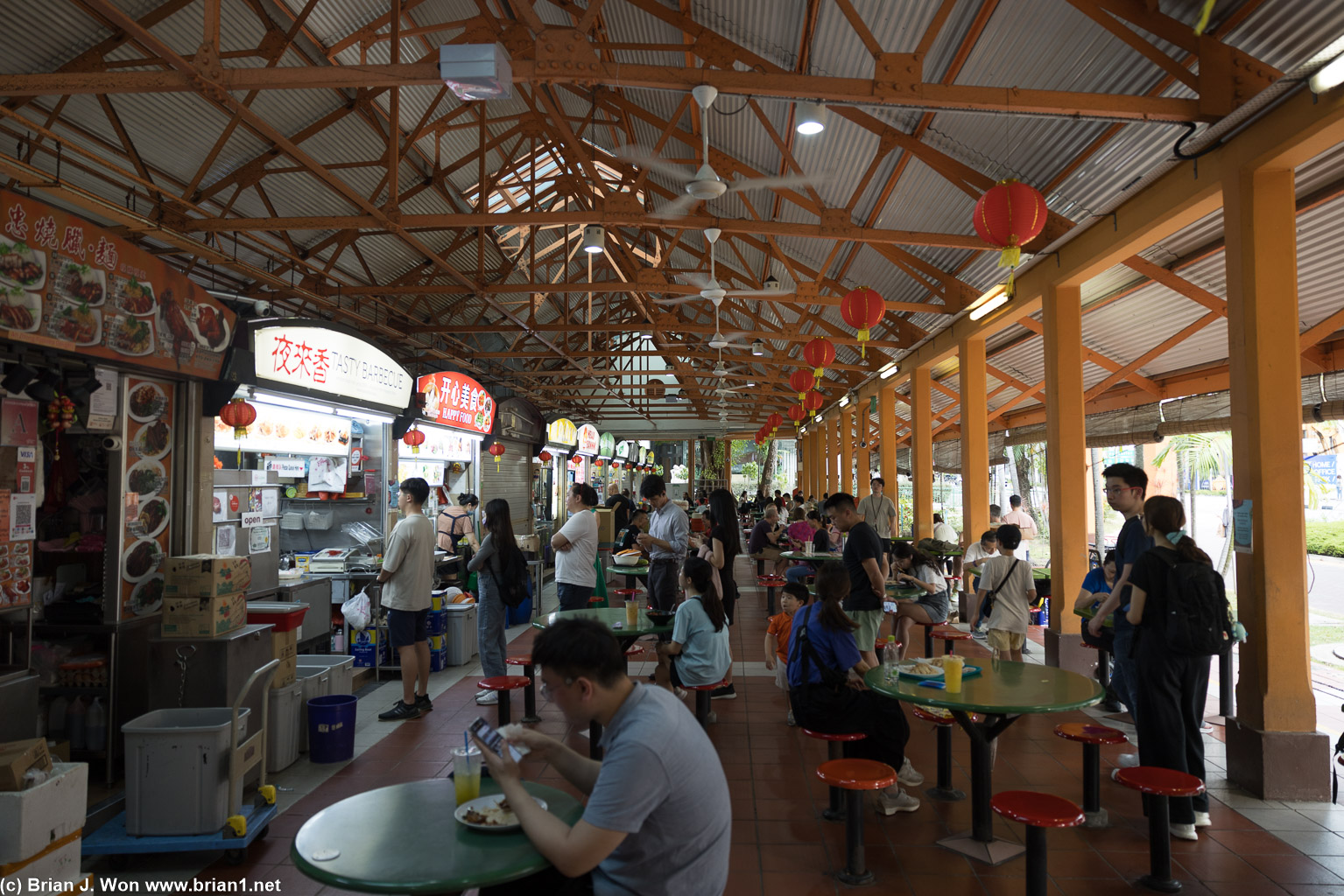 More of Maxwell Food Centre.