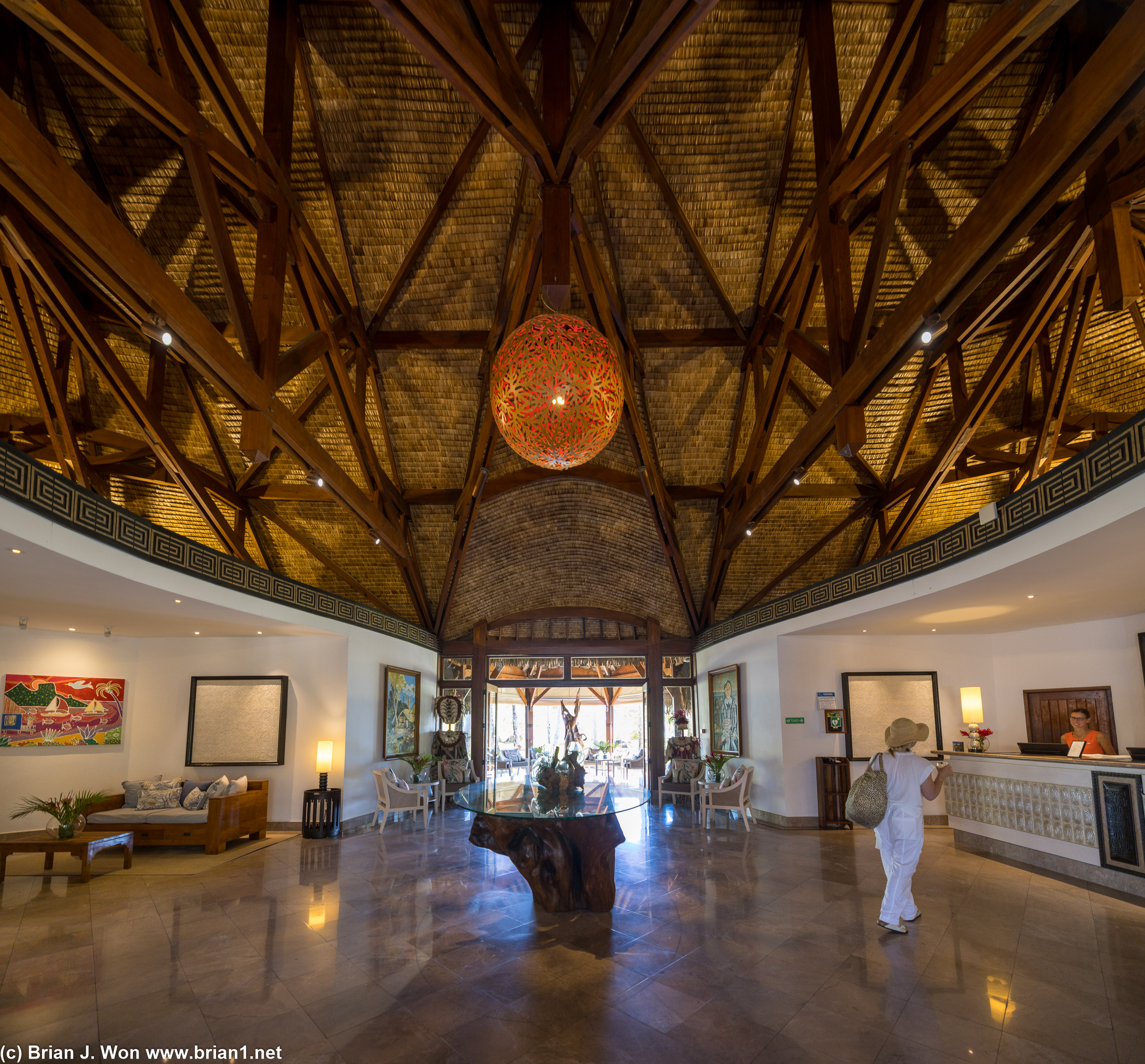 Lobby of the St. Regis.