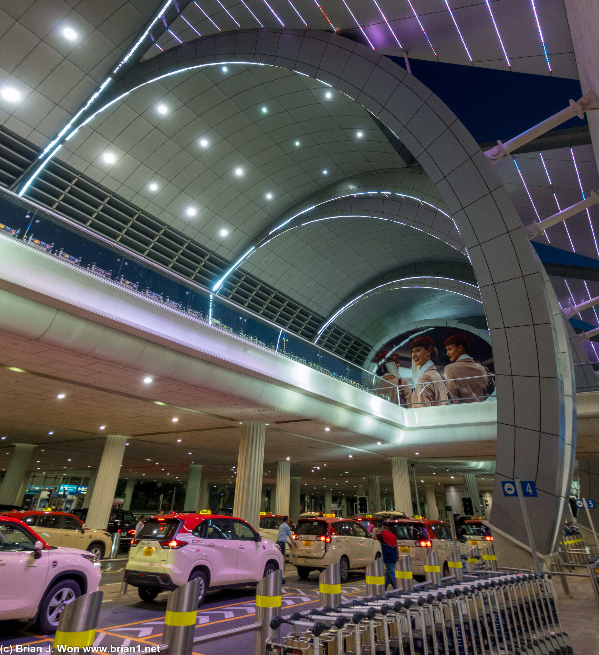 Terminal 3 arrivals, Dubai International Airport.