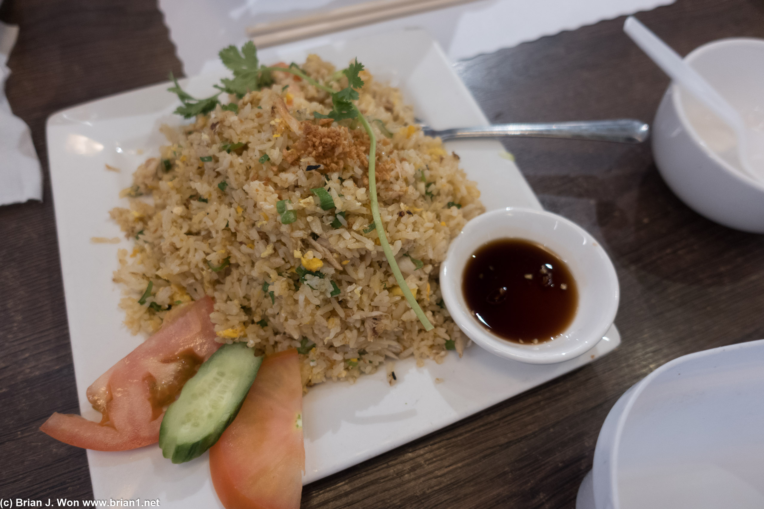 Fried rice at Oc and Lau.
