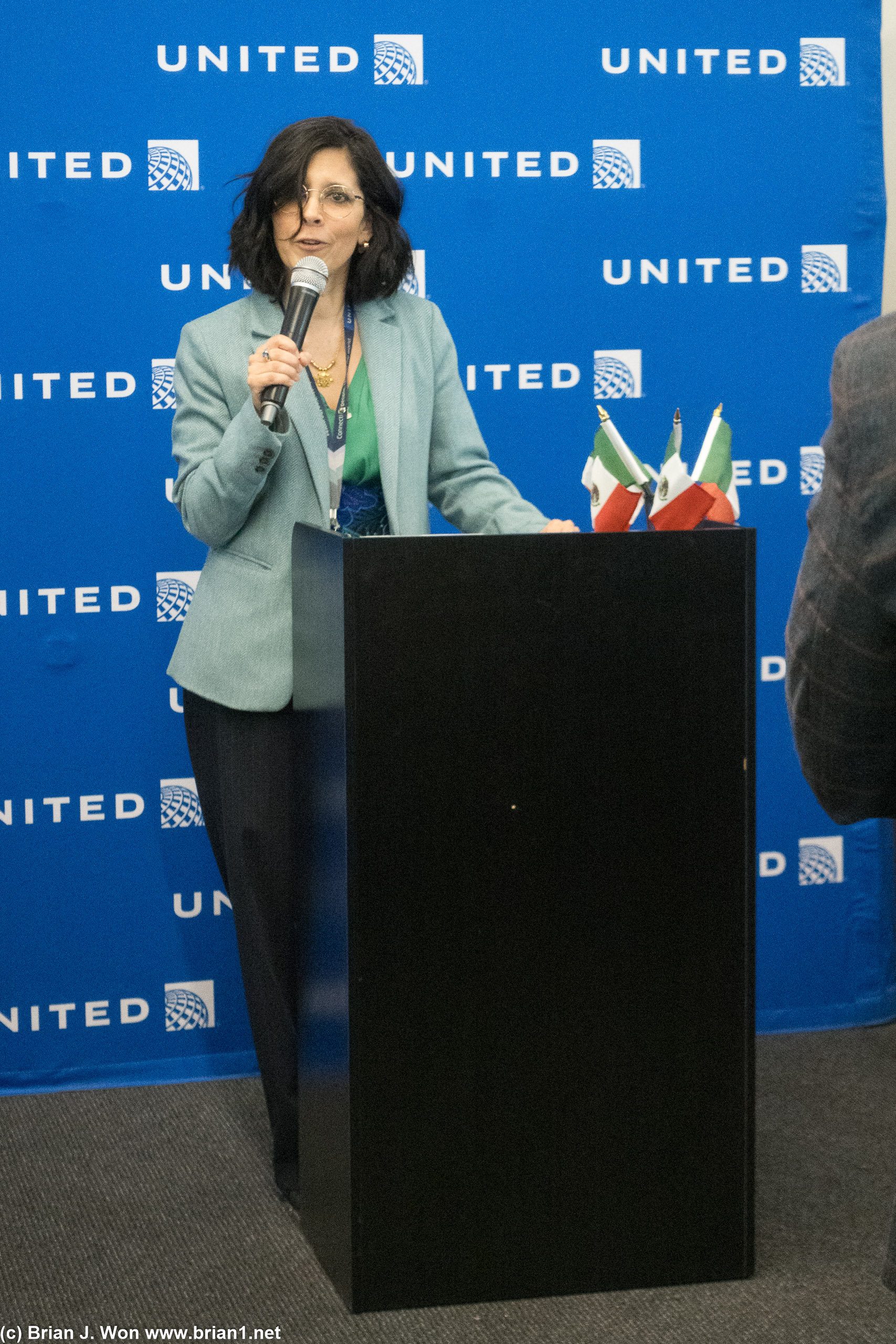 Paulina (sp?), customer service manager at LAX for United.