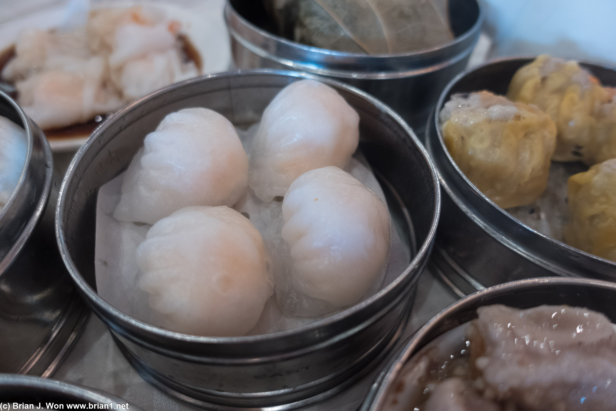 Har gow. Skins not great but they were about the right size.