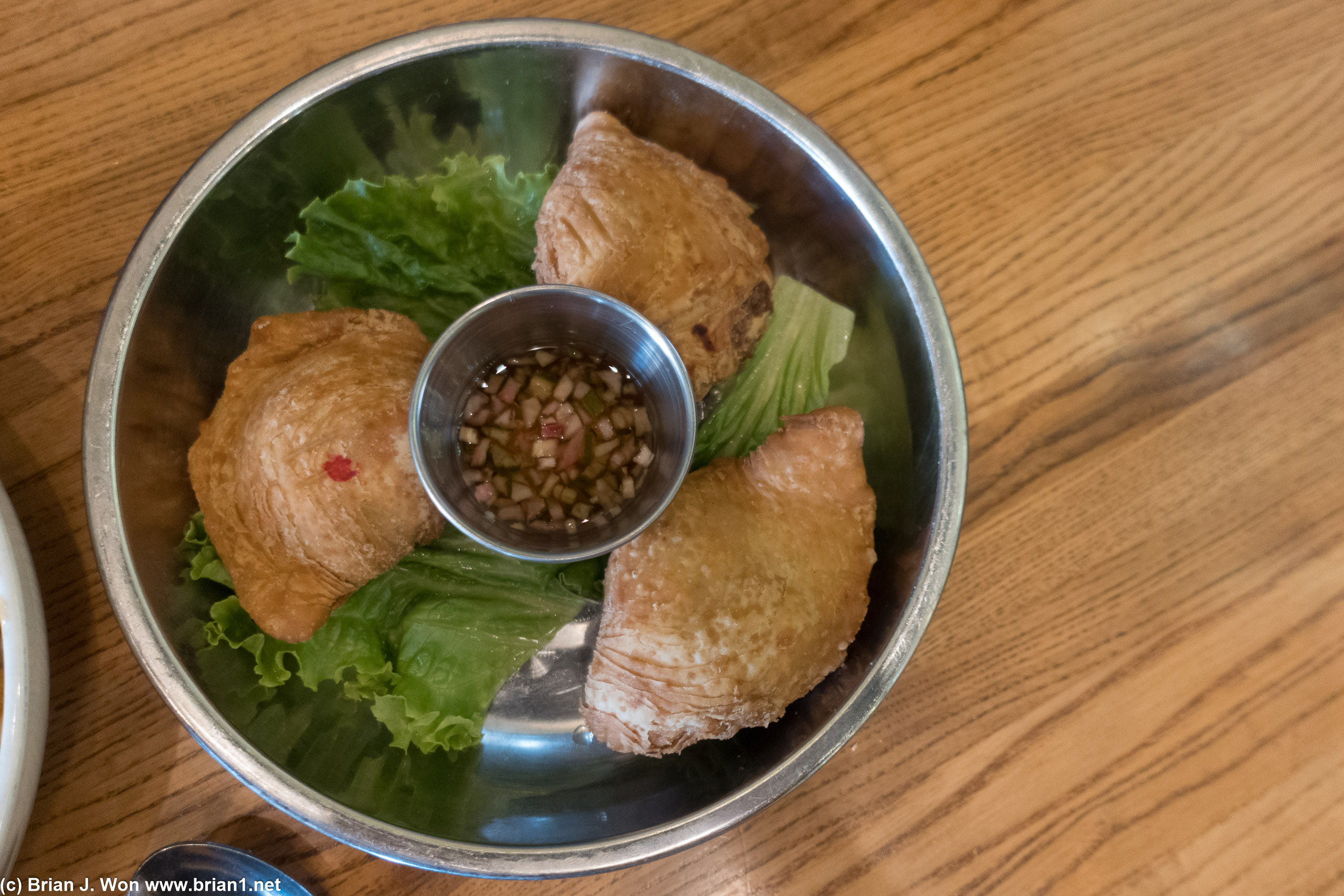 Curry puffs were pretty good if you liked the puff pastry dough.