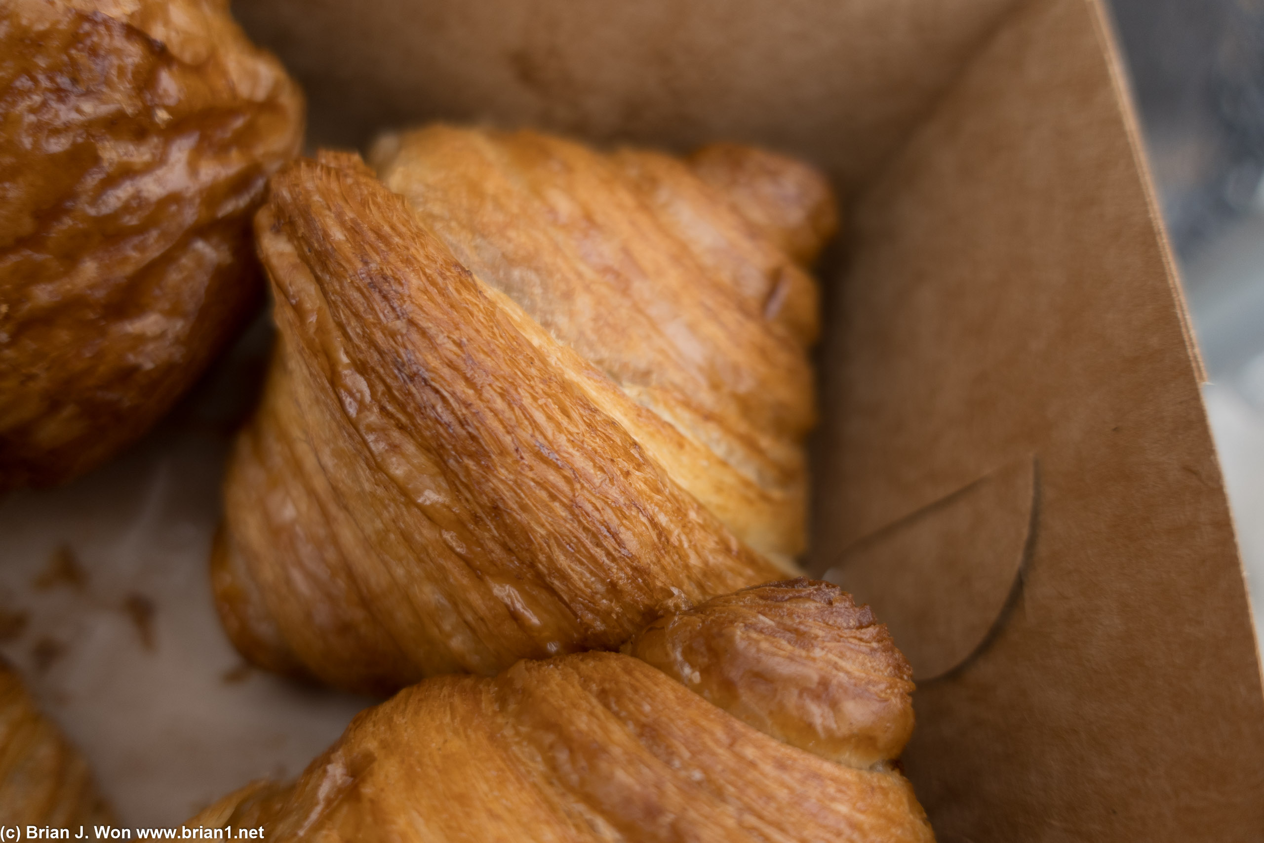 Traditional croissant.