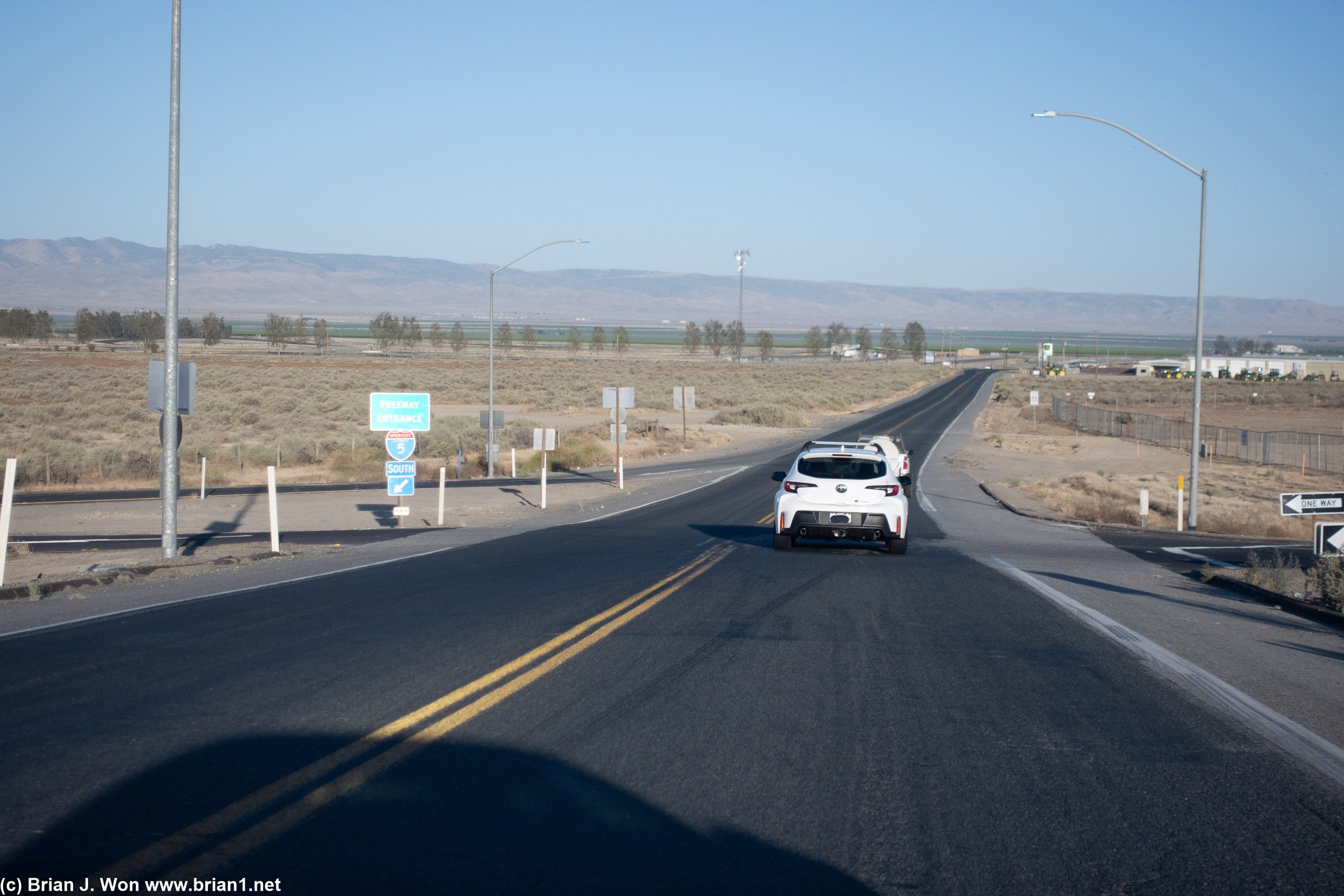 Lerdo Highway exit to Buttonwillow Raceway.