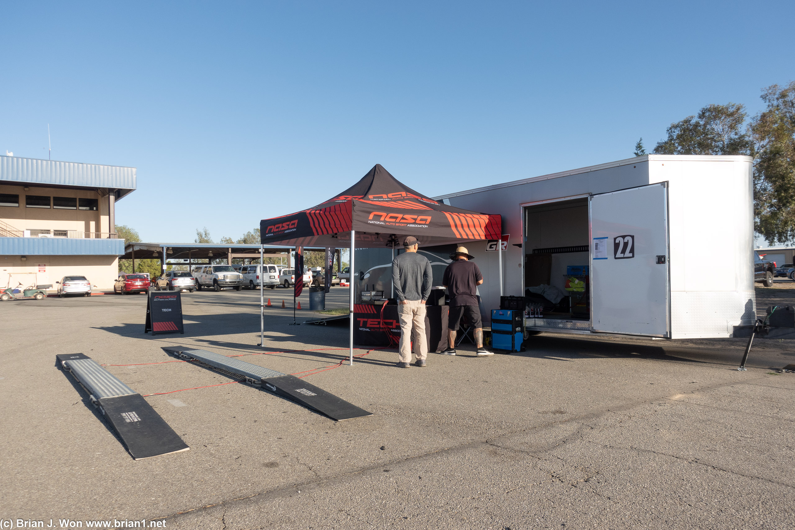 Tech inspection. I think it was $10 to enter, $10 tech, $5 helmet....