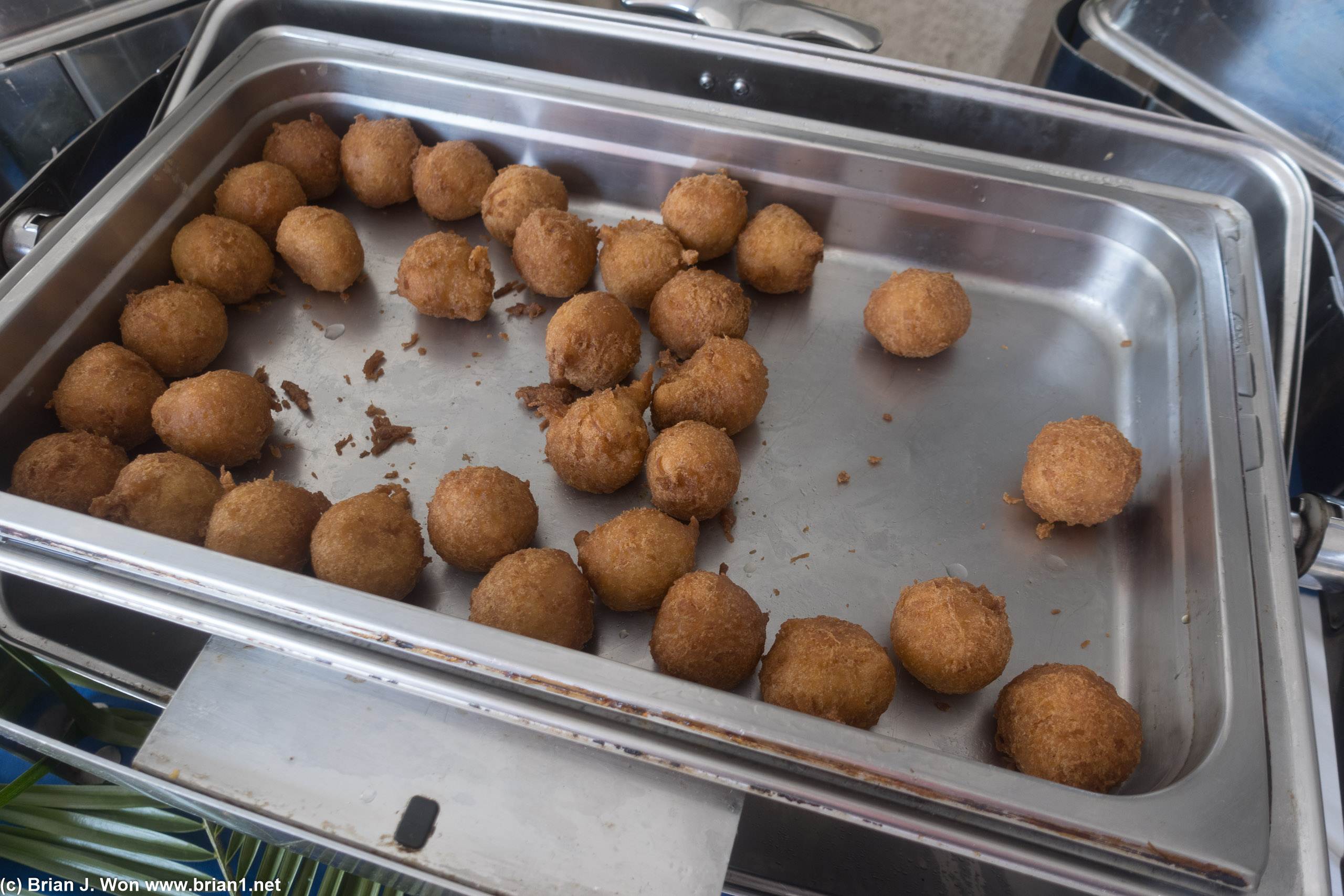 Bajan Bakes, basically fried dough balls.