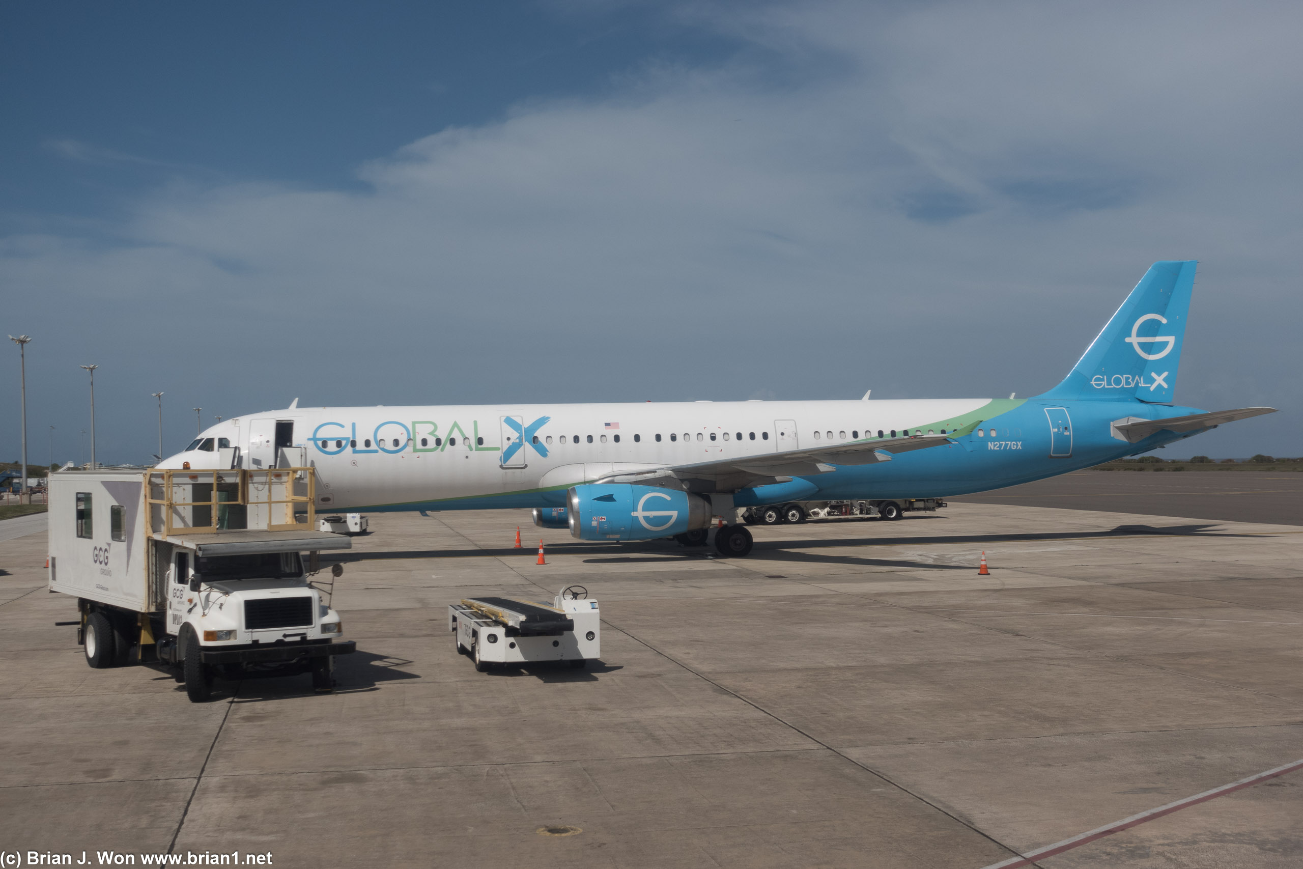 GlobalX Airbus A321.