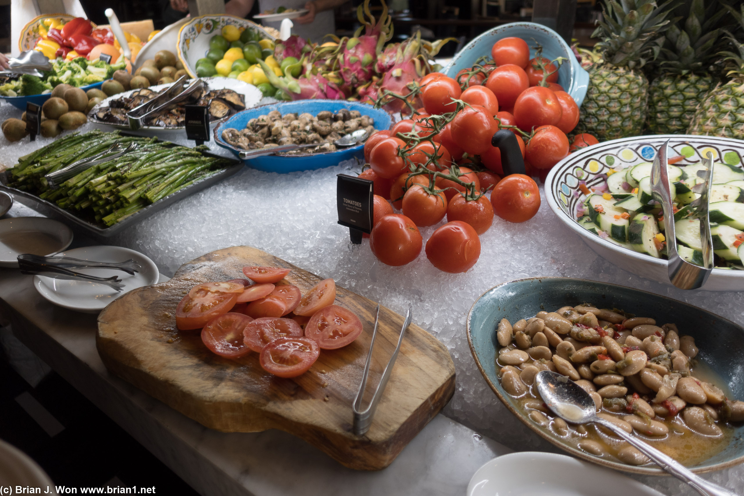 Salad bar.