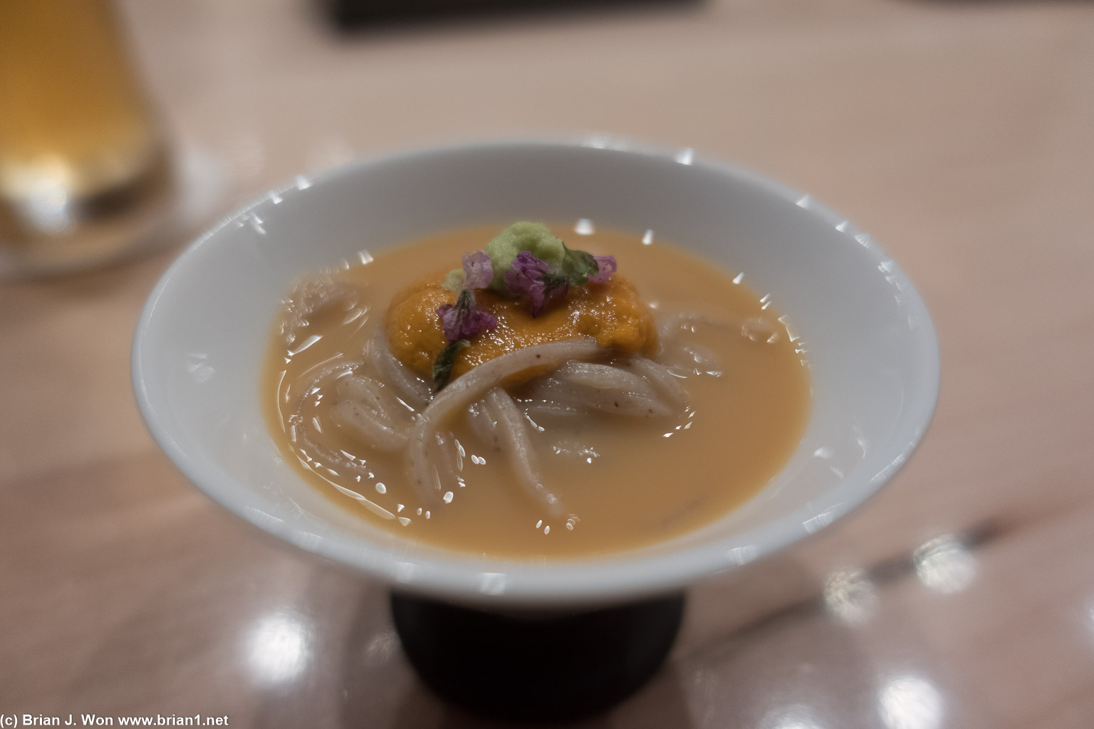 Inaba's trademark uni soba.