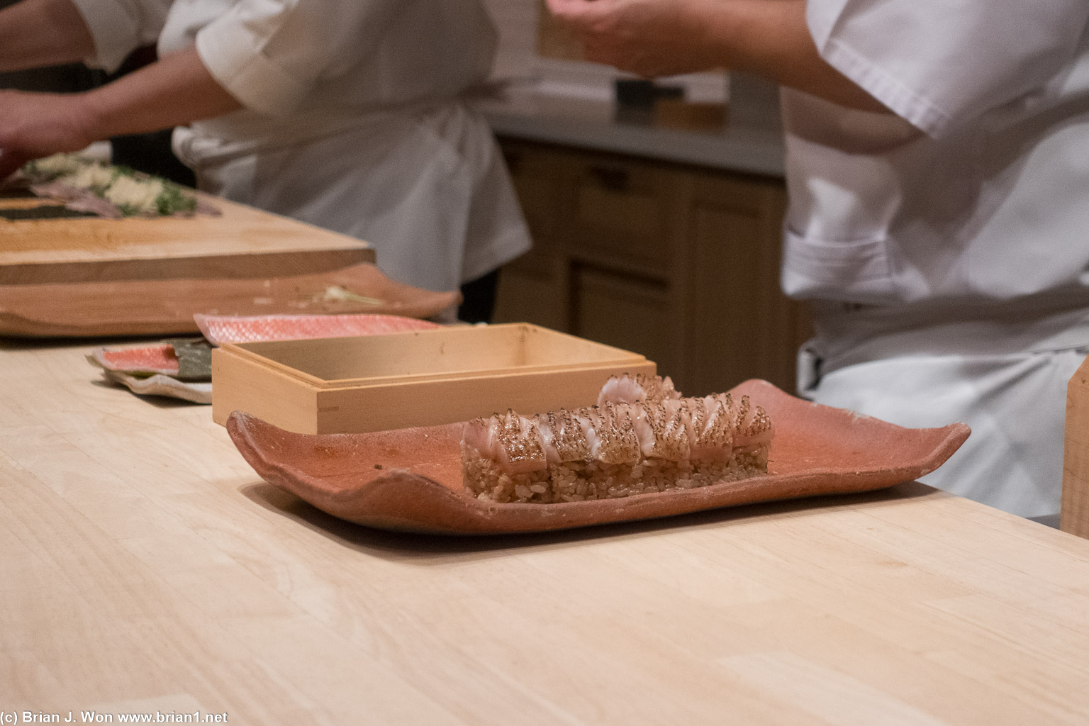 Tray of nodoguro.