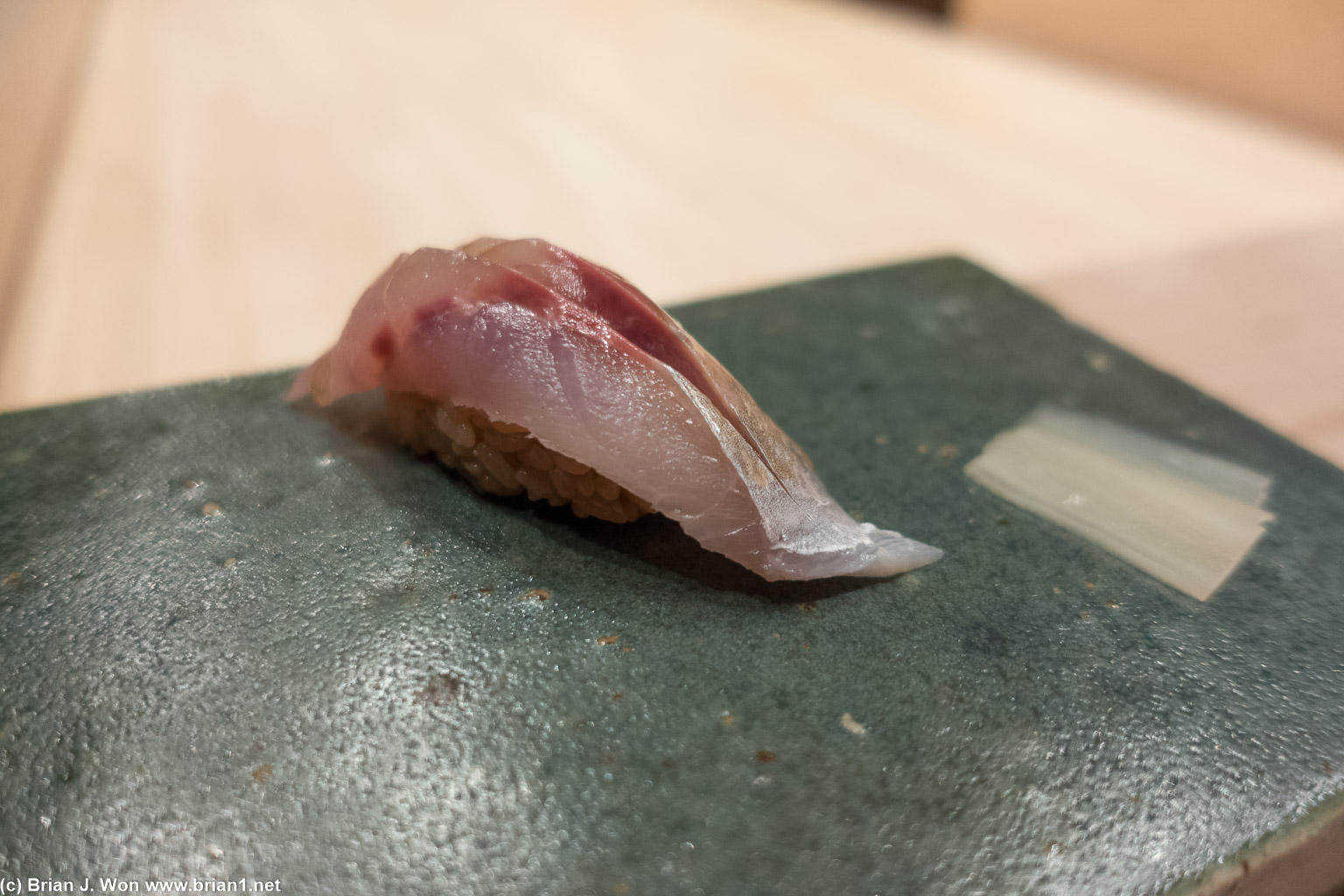 Aji (horse mackerel) was superb.