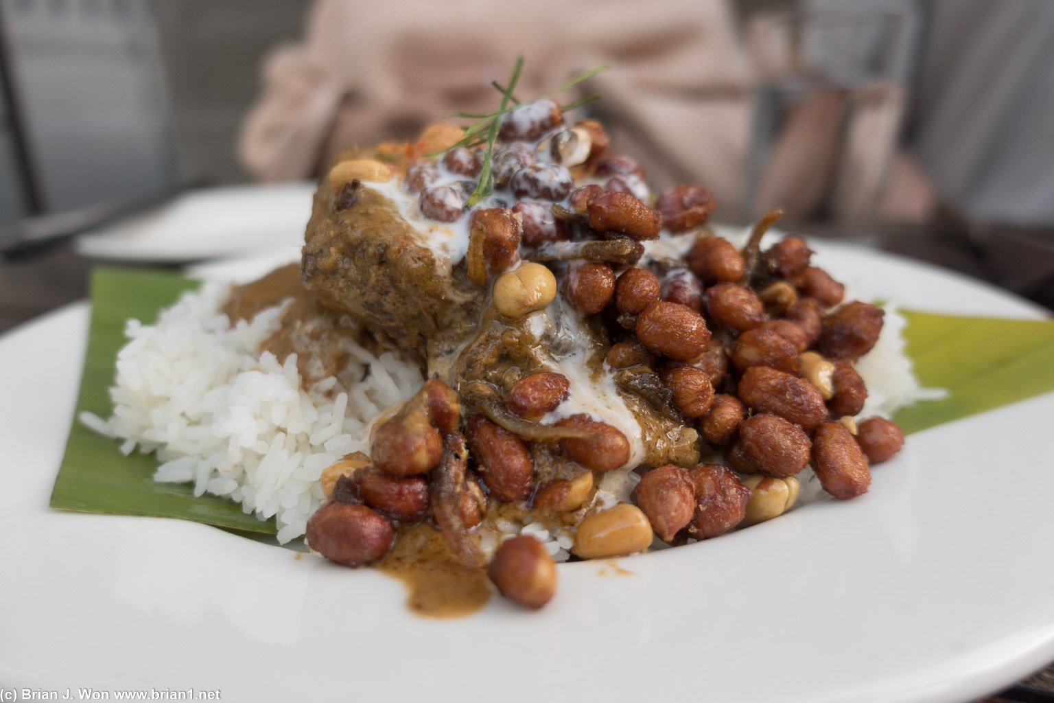 Beef rendang.