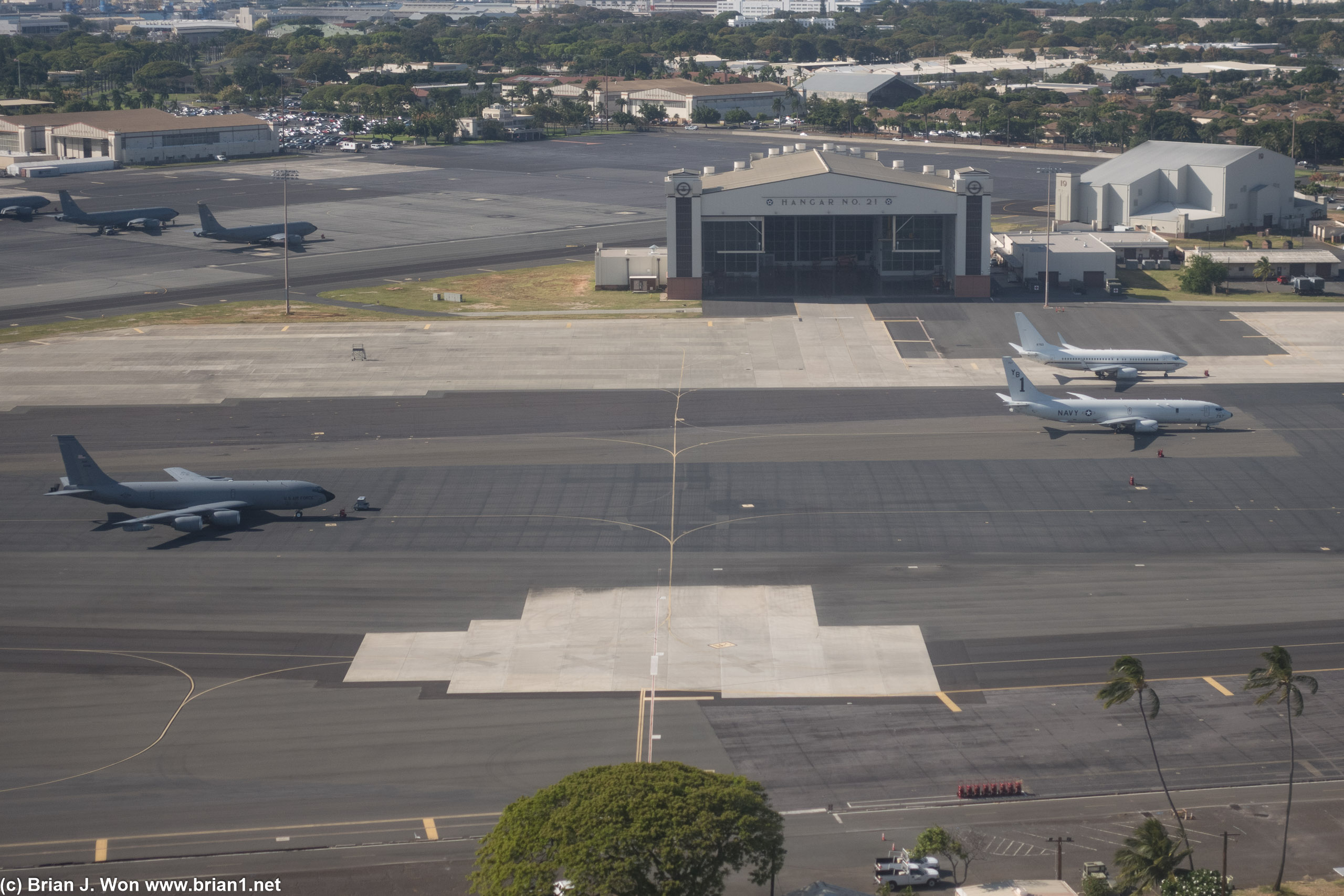 Add in a P-8A and what looks like a contracted 737.